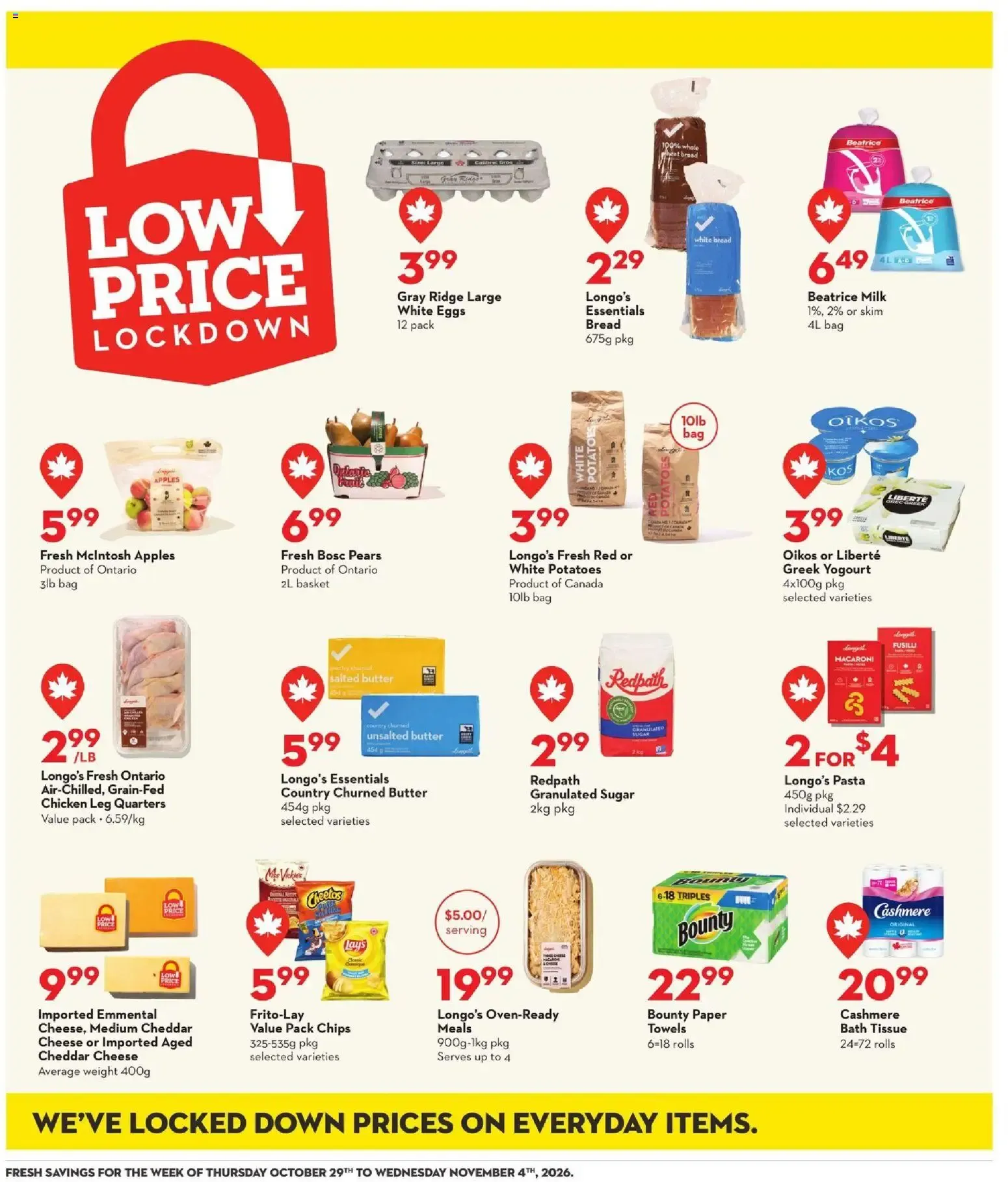 Longo's weekly flyer / circulaire from Oct 29, 2026 > weekly specials & deals from October 29 to November 4 2026 - flyer page 17