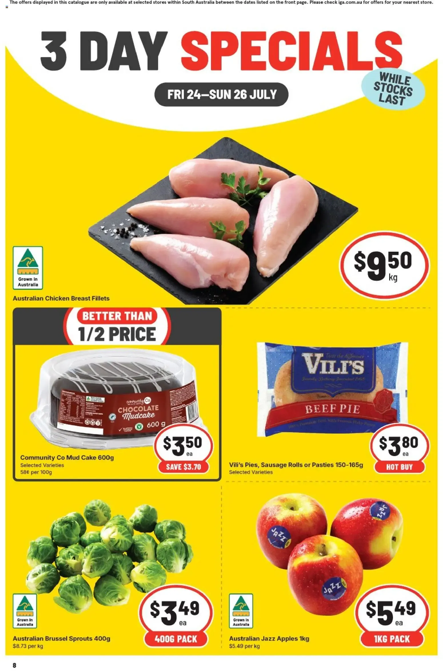 3 DAY SPECIALS - Catalogue valid from 24 July to 26 July 2026 - page 1