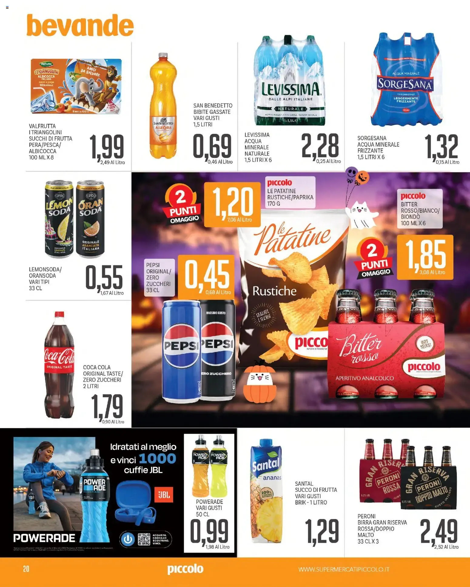Piccolo volantino dal 12/10/2026 - online Offerte da 12 ottobre a 25 ottobre di 2026 - Pagina del volantino 20