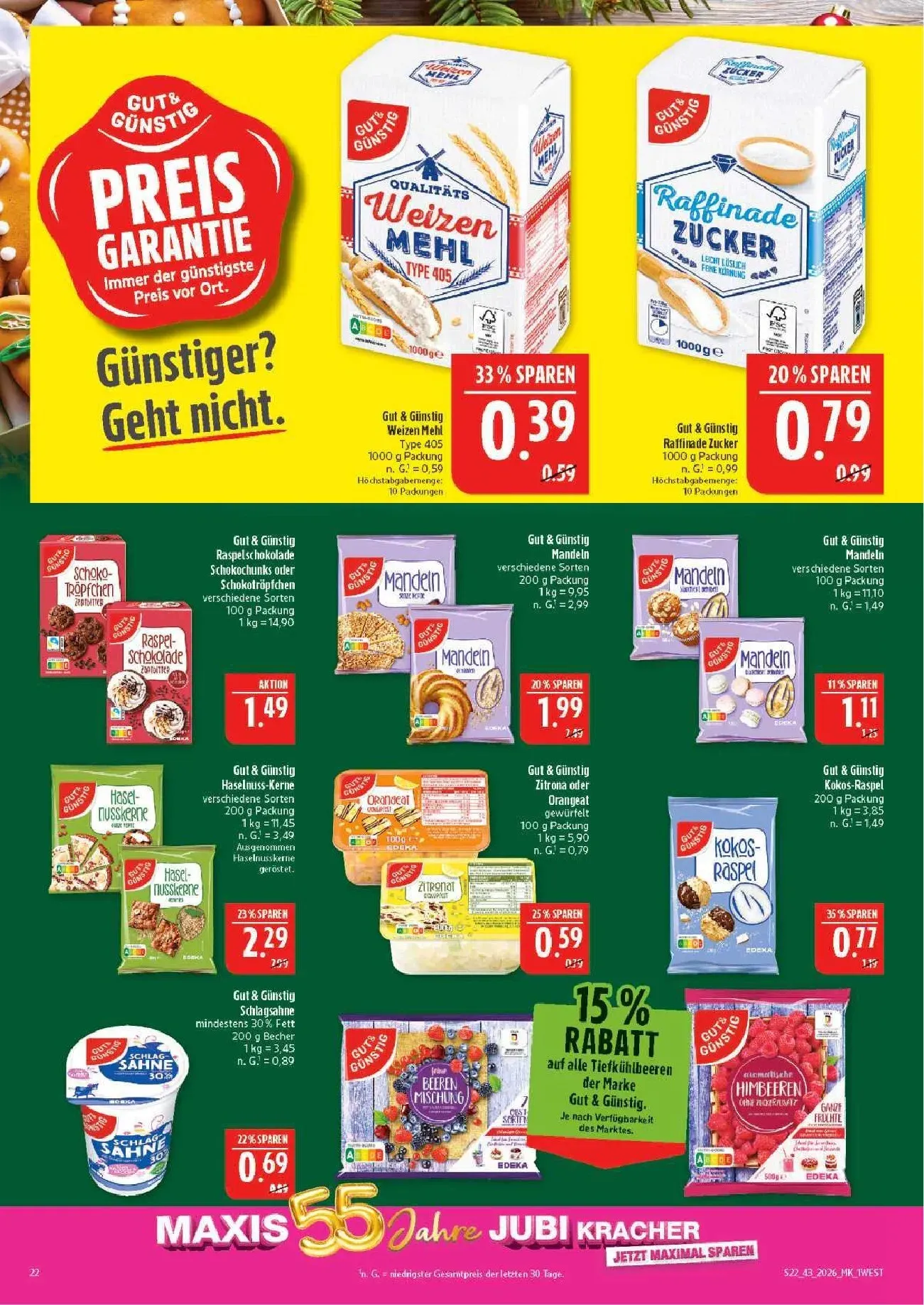 Marktkauf App: Scannen & Clever Sparen von 19. Oktober bis 24. Oktober 2026 - Prospekt seite 22