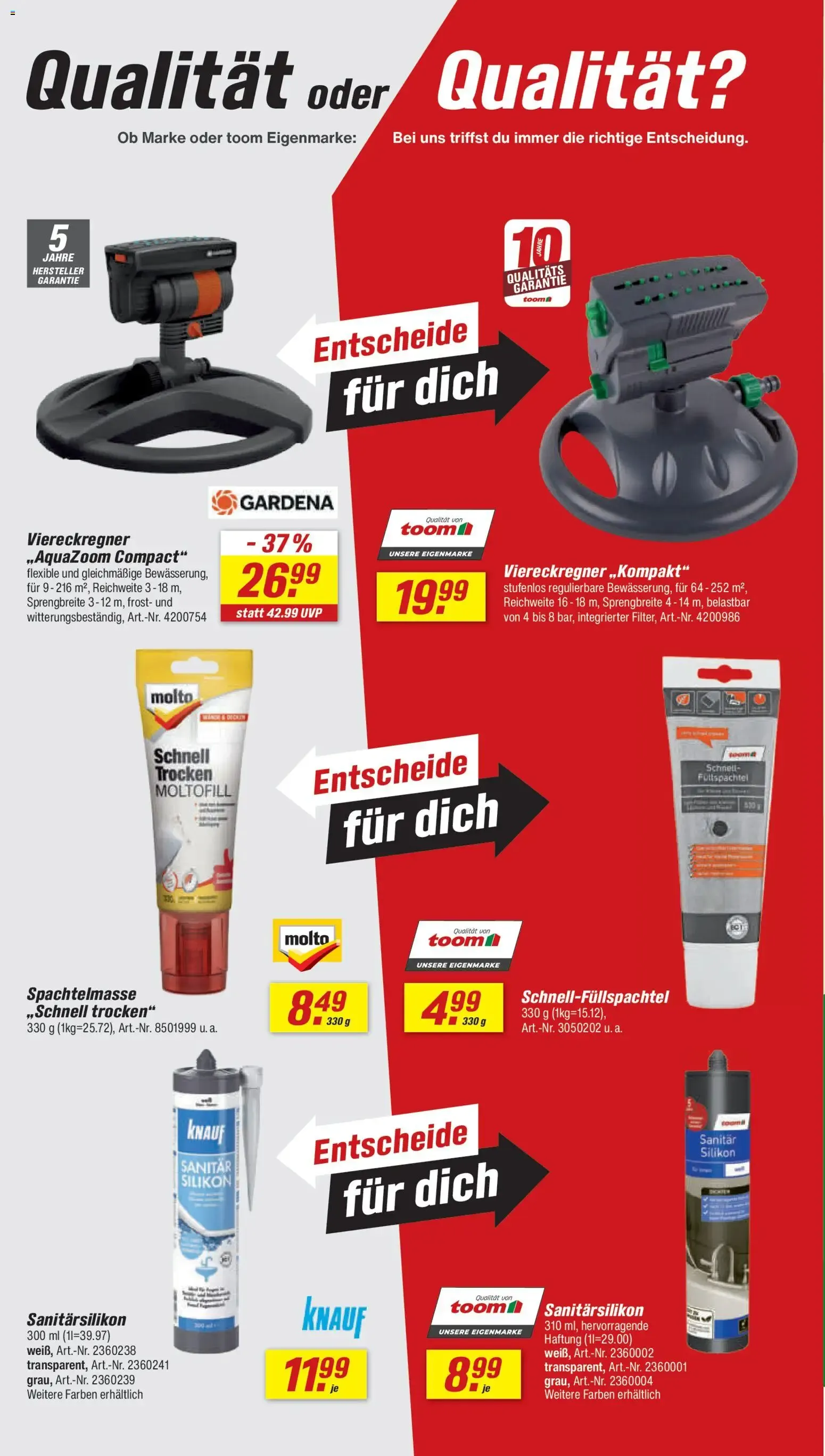 Toom Baumarkt Prospekt (ab 27.06.2026) zum Blättern von 27. Juni bis 3. Juli 2026 - Prospekt seite 4