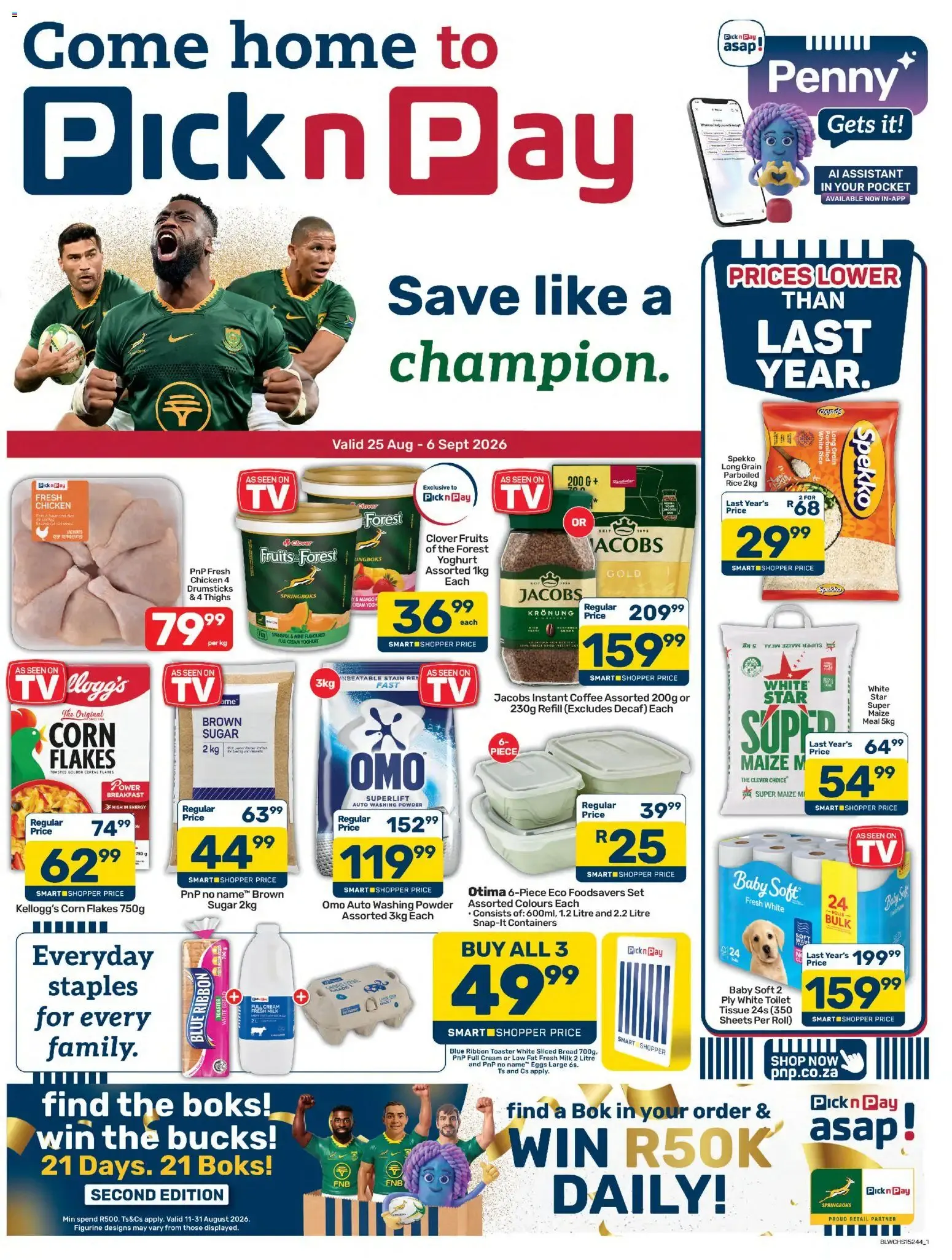 Pick n Pay Western Cape - Specials (25/08/2026 - 06/09/2026) Online from 25 August to 6 September 2026 - Catalogue Page 1