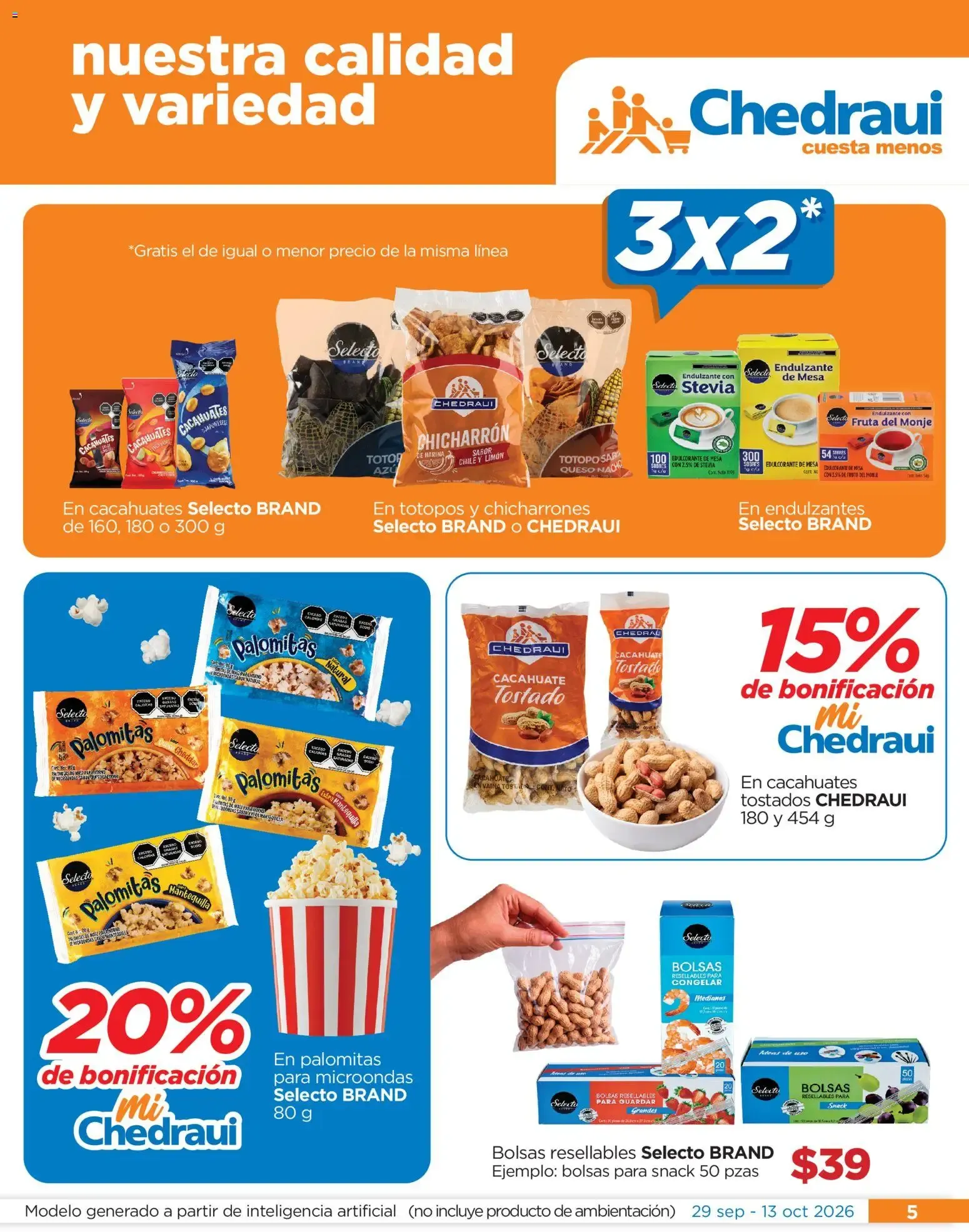 Catálogo de Chedraui folleto Festival marca propia (29/09/2026 - 13/10/2026) - catálogo en línea 29 de septiembre al 13 de octubre 2026 - Pagina 5