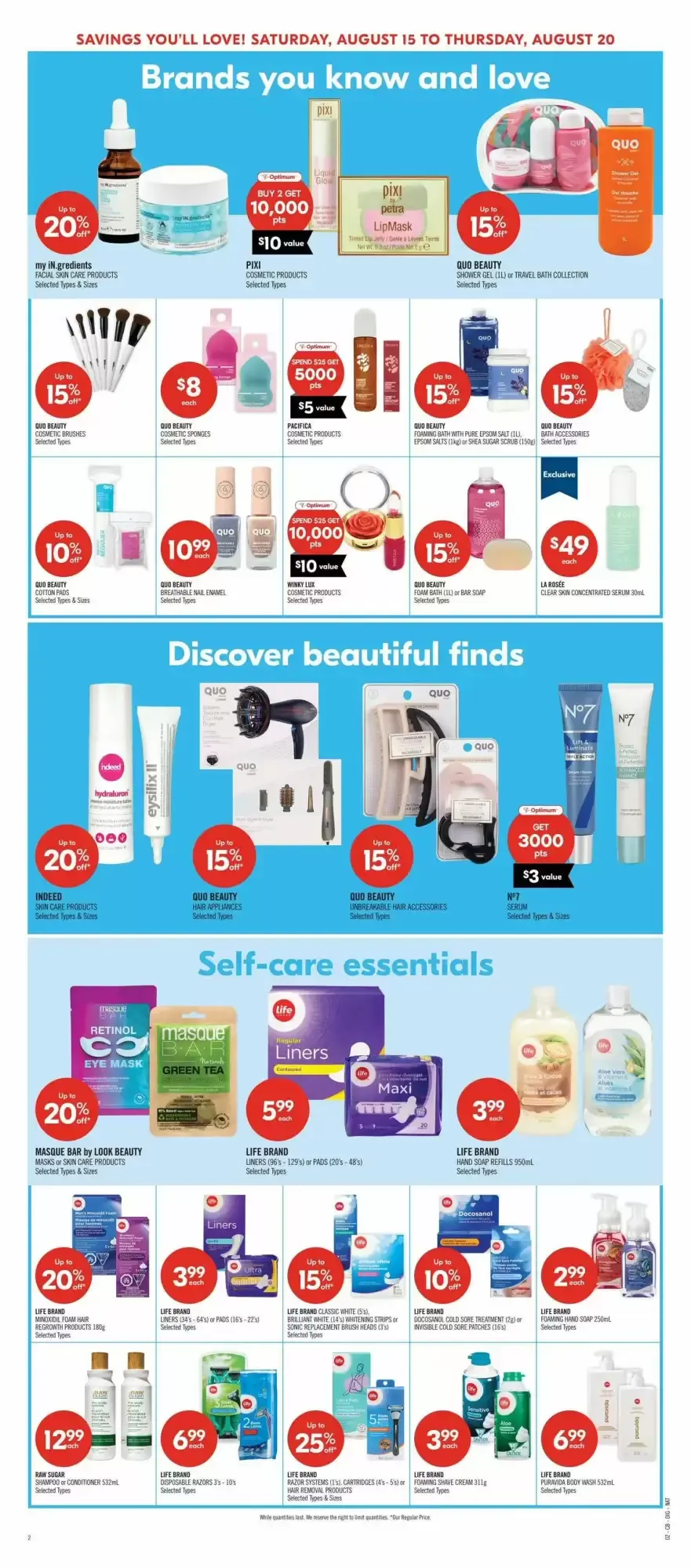Shoppers Drug Mart flyer week 33 from August 15 to August 20 2026 - flyer page 17