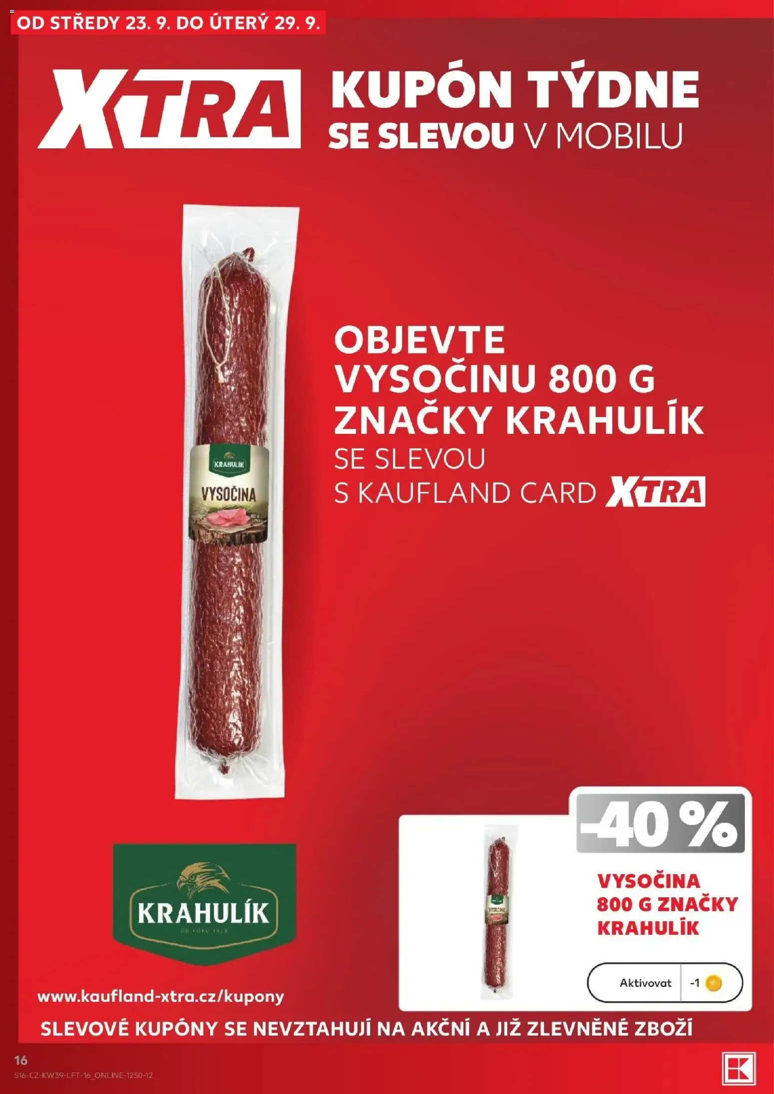 Kaufland leták - Praha 4 od 23.09.2026 - Nový na příští týden - 23. září 29. září 2026 - Page 16