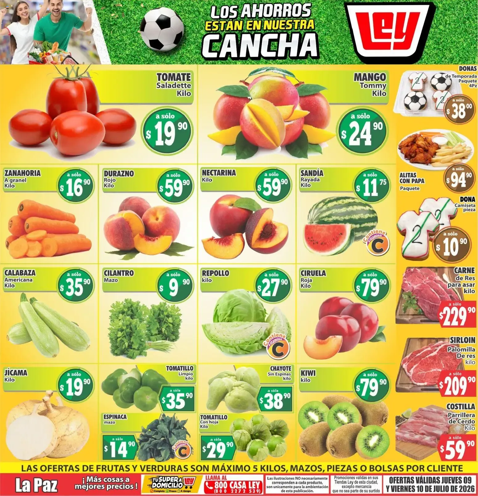 Catálogo de Folleto CASA LEY ofertas de hoy - 09/07/2026 9 de julio al 10 de julio 2026 - Pagina 1