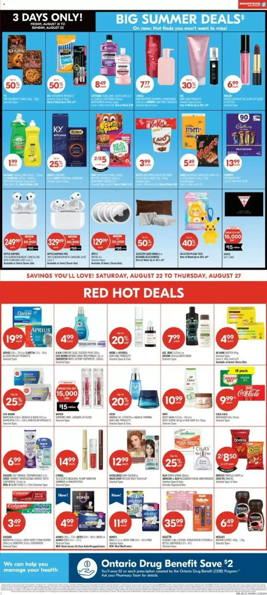 Shoppers Drug Mart flyer week 34 from August 21 to August 27 2026 - flyer page 2