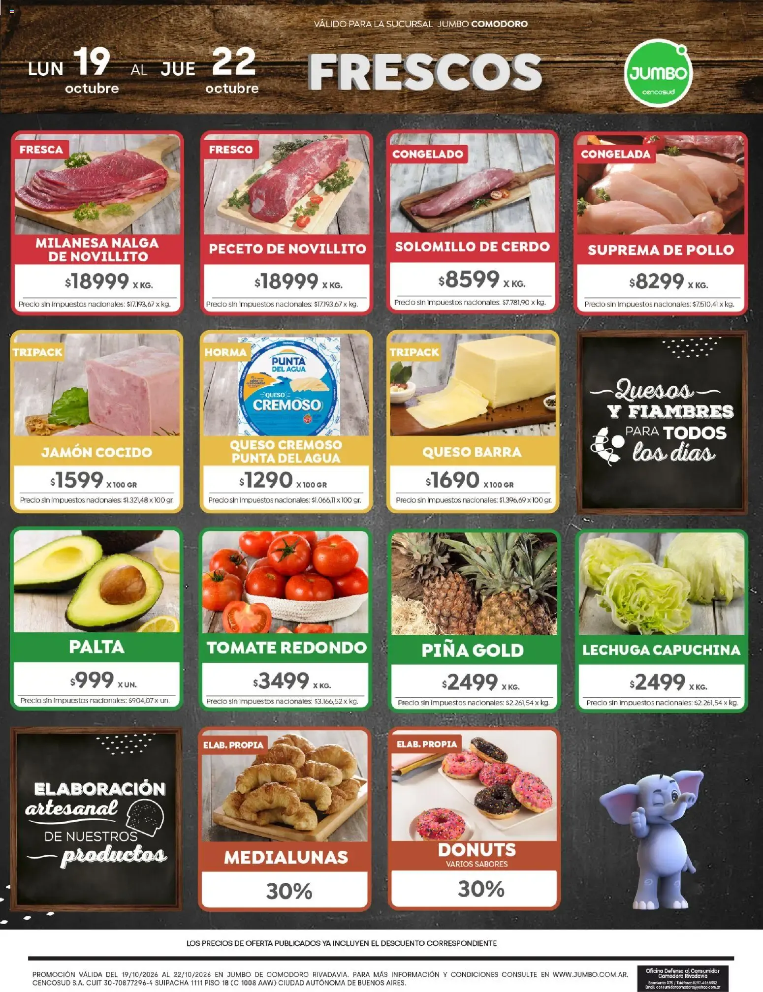 Ofertas de Jumbo - Ofertas | Comodoro del 19/10/2026 - 22/10/2026 19 de octubre al 22 de octubre 2026 - Página 1 del catálogo