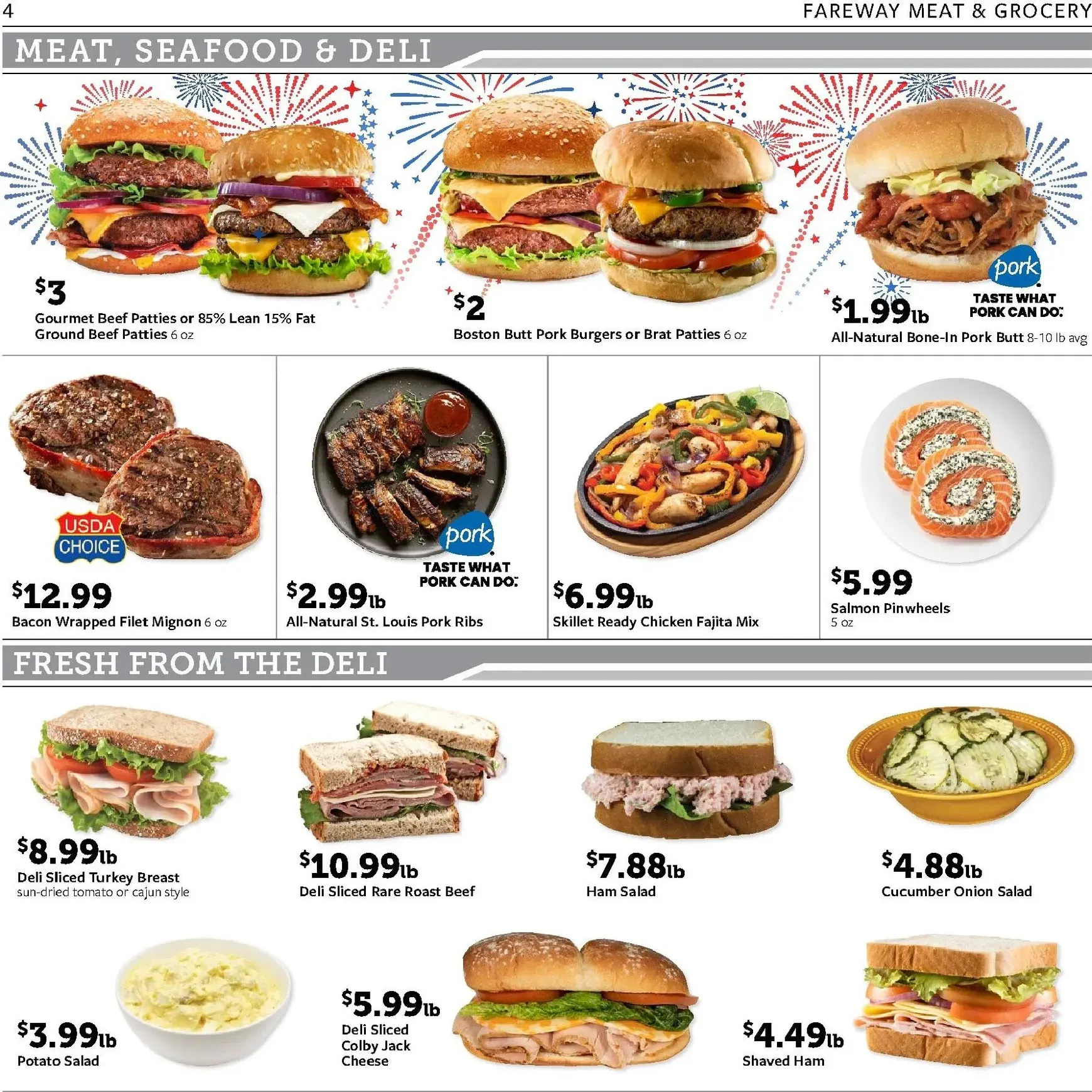 Weekly ad Current Fareway leaflet valid from Monday 06/29/2026 to Saturday 07/04/2026 from June 29 to July 4 2026 - Page 4