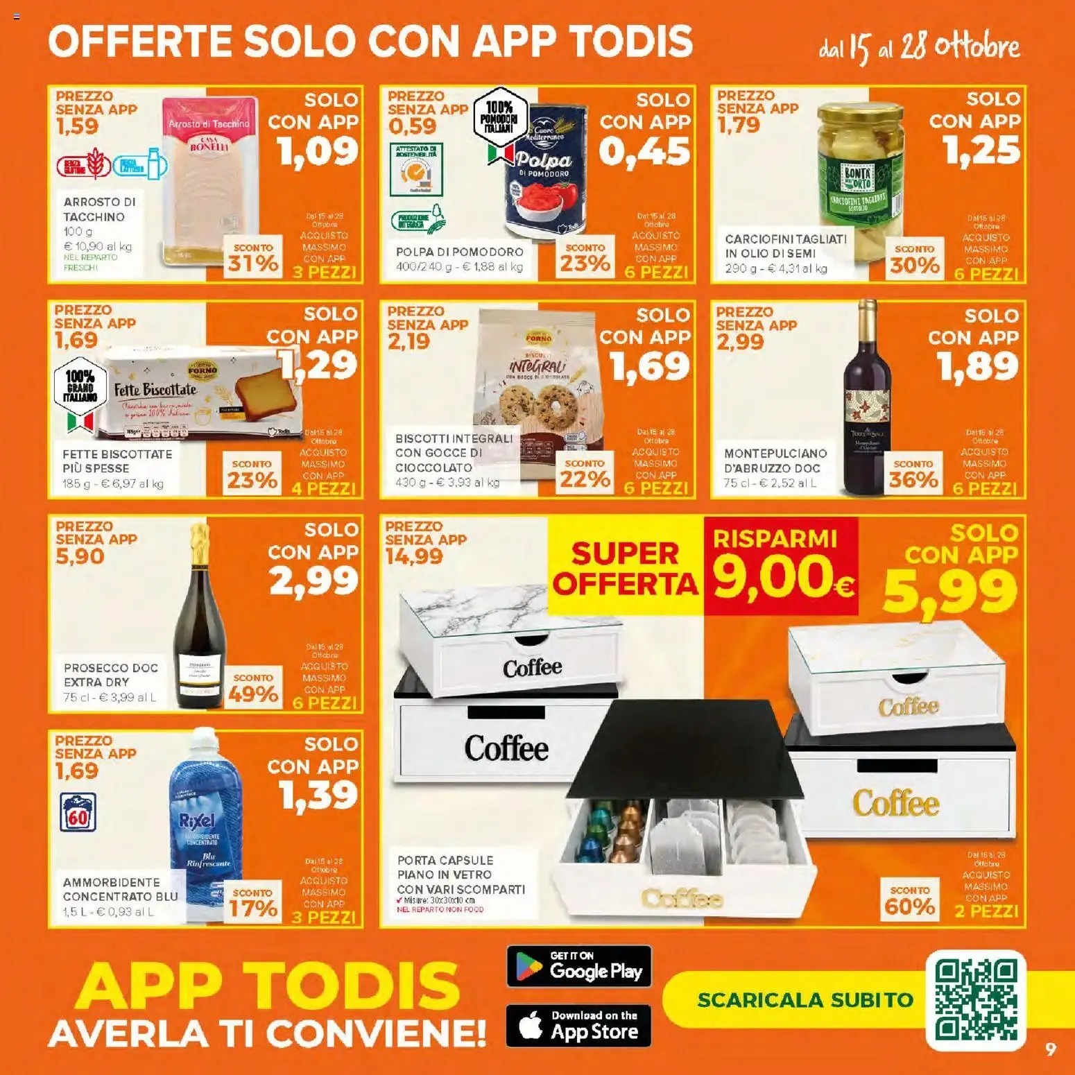 Nuovo Halloween volantino di Todis dal 15/10/2026 > offerte anteprima 🍂 da 15 ottobre a 28 ottobre di 2026 - Pagina del volantino 9