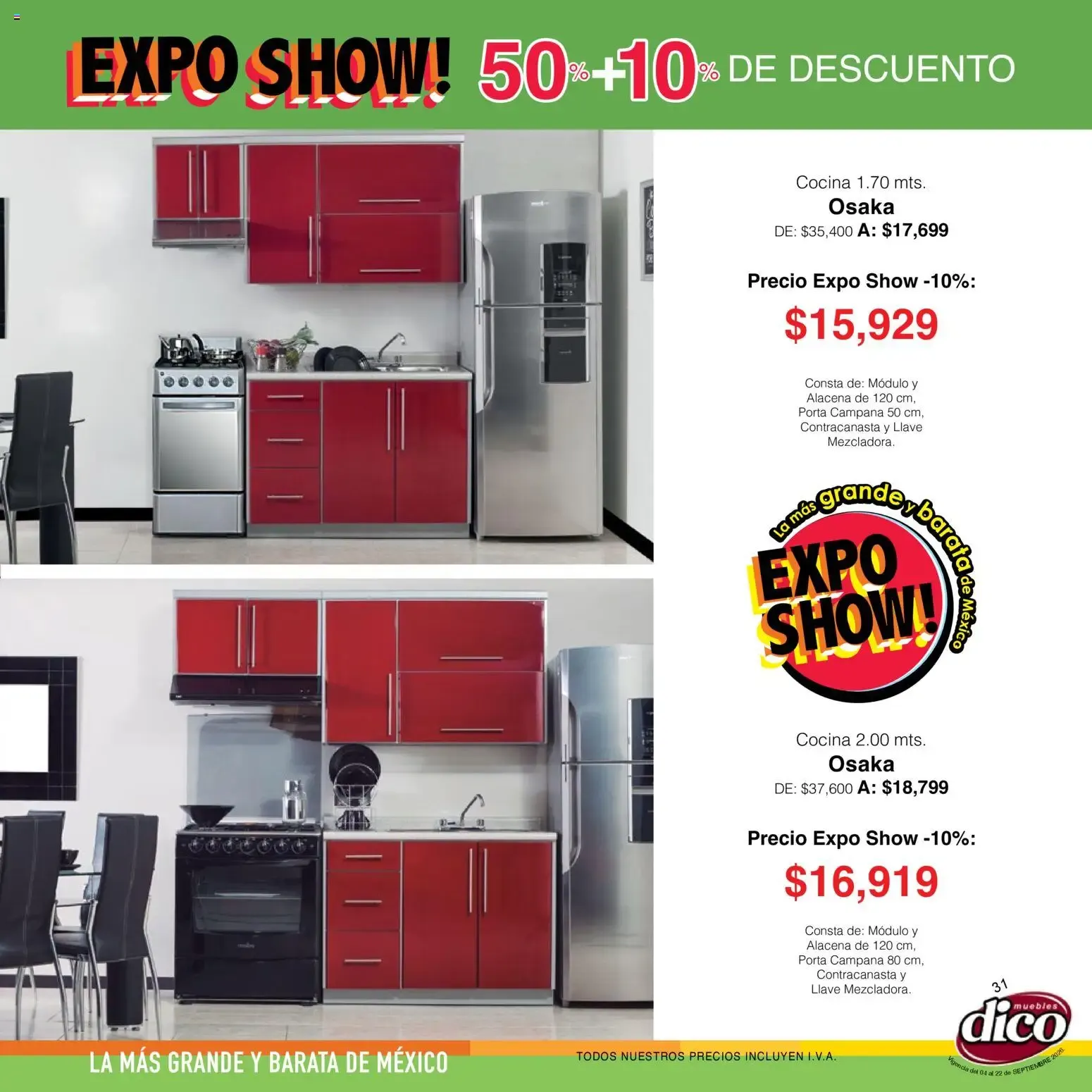 Catálogo de Muebles Dico catálogo Expo Show (04/09/2026 - 22/09/2026) - catálogo en línea 4 de septiembre al 22 de septiembre 2026 - Pagina 31