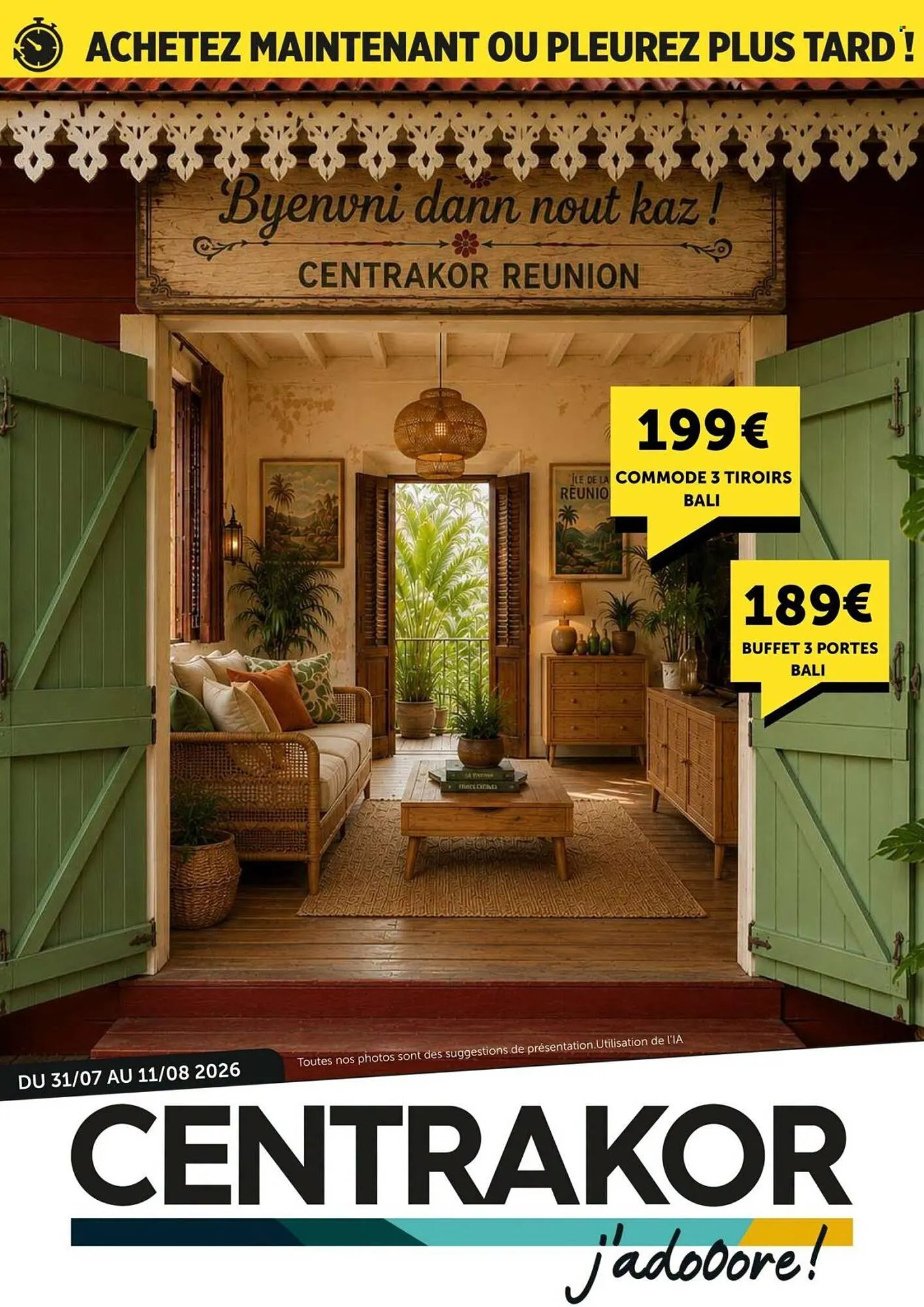 Centrakor Reunion du 31 juillet au 11 août 2026 - Catalogue page 1