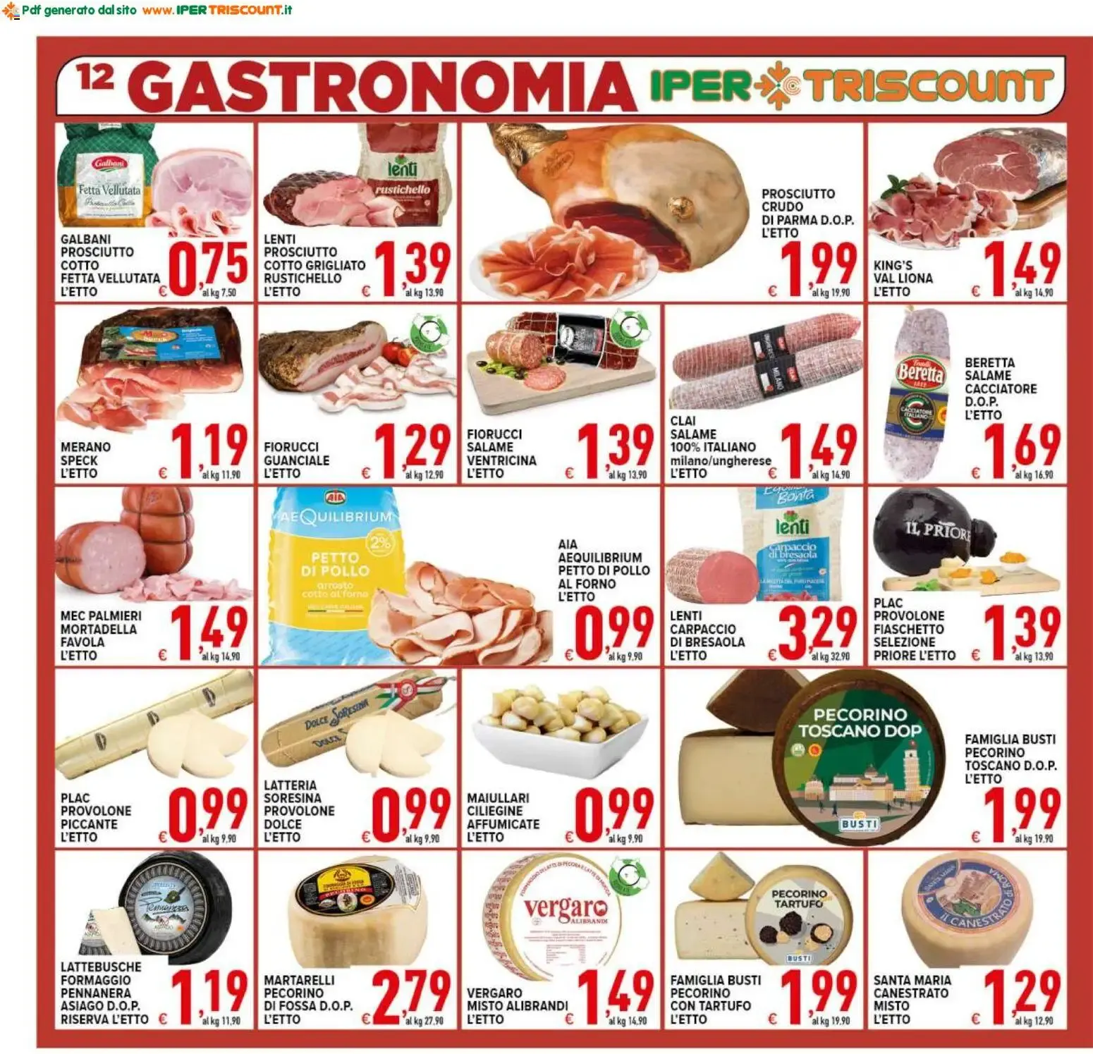 Ipertriscount volantino dal 12/08/2026 - online Offerte da 12 agosto a 20 agosto di 2026 - Pagina del volantino 12