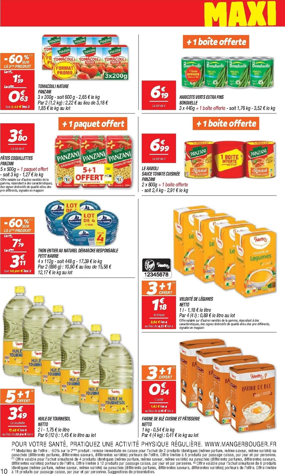 Flyer Netto - Maxi Volumes pour la semaine prochaine du du mardi 27/10/2026 au du lundi 09/11/2026 du 27 octobre au 9 novembre 2026 - Catalogue page 10