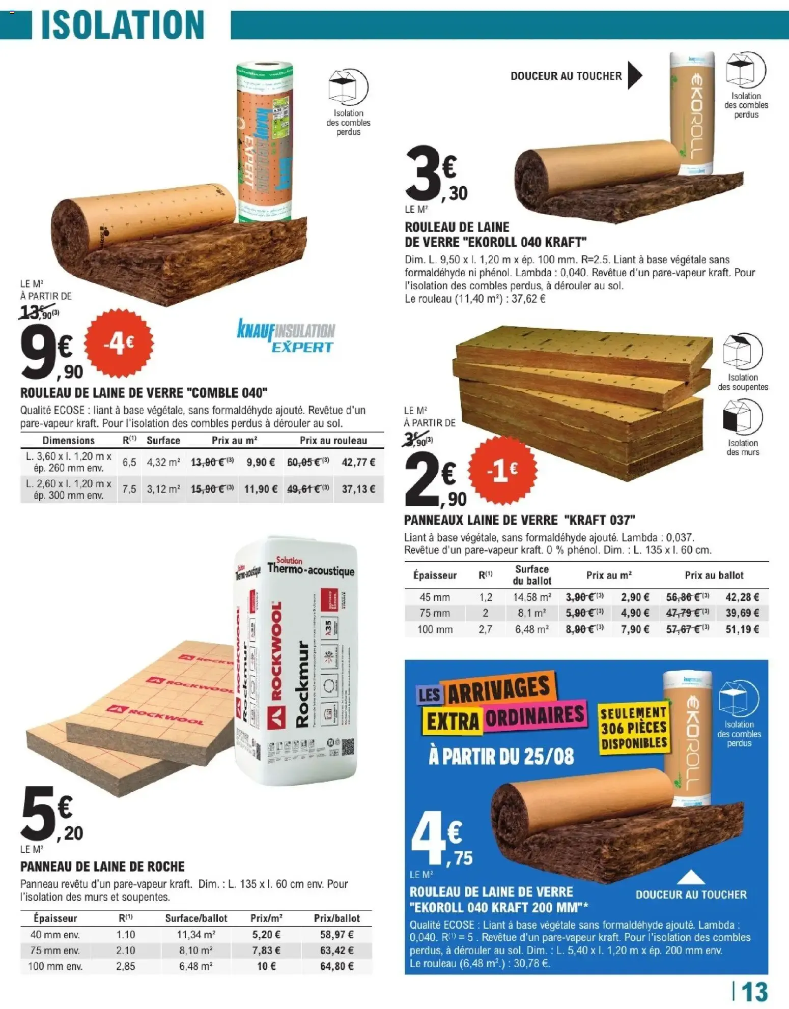 Brico E.Leclerc Arrivages bricolage à partir du 25/08/2026 - promo en ligne du 25 août au 12 septembre 2026 - Catalogue page 13