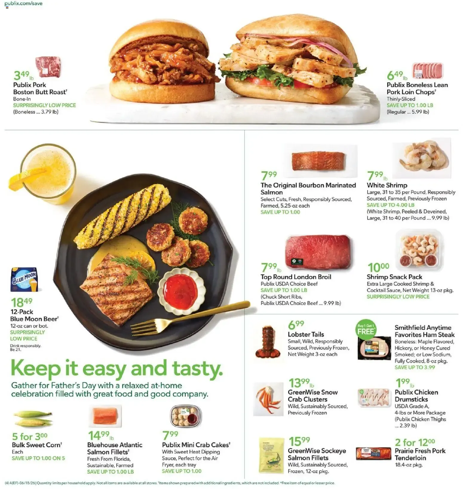 Weekly ad Publix: Give Dad the feast he deserves from June 17 to June 23 2026 - Page 4