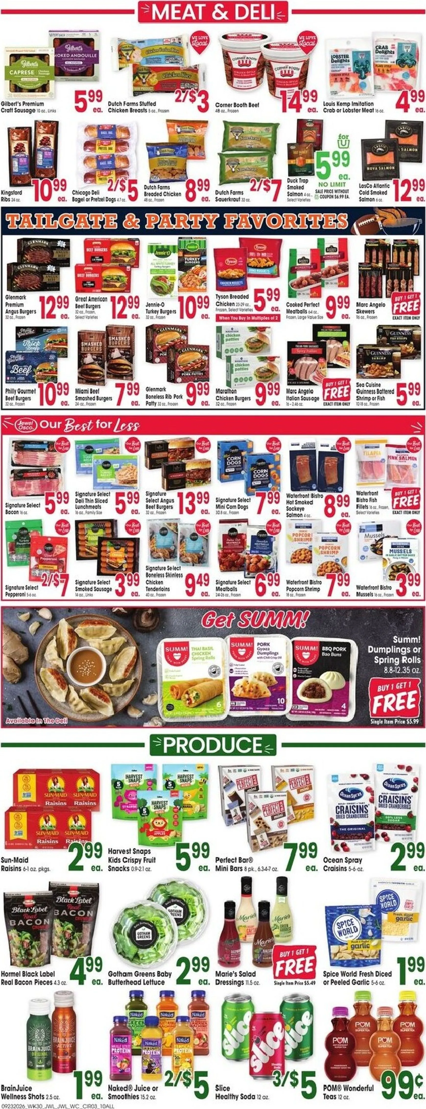 Weekly ad Current Jewel-Osco leaflet valid from Wednesday 09/23/2026 to Tuesday 09/29/2026 from September 23 to September 29 2016 - Page 3