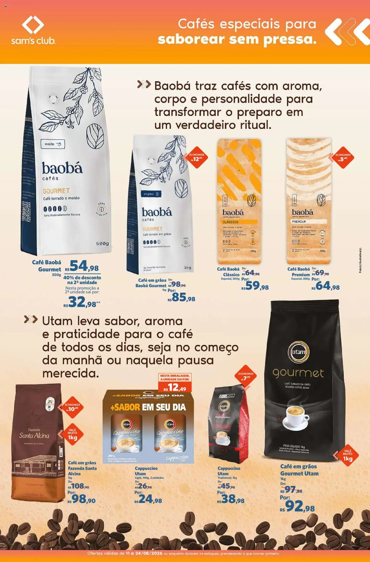 Encarte de Sam's Club ofertas Café de 11/08/2026 | Promoções Online 11 de agosto até 24 de agosto 2026 - Pagina 5