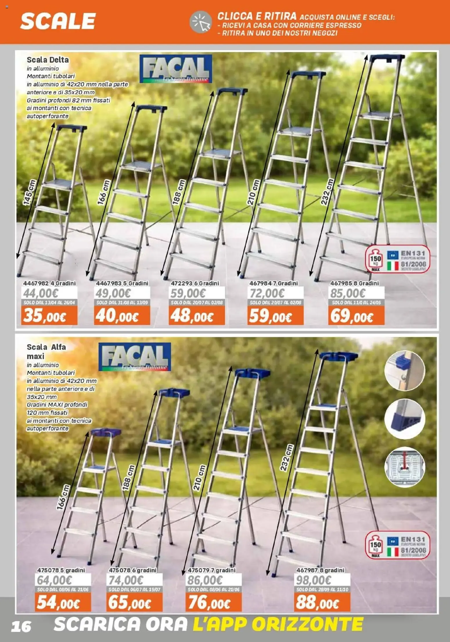 Orizzonte Catalogo Brico 2026 da 15 aprile a 11 ottobre di 2026 - Pagina del volantino 16