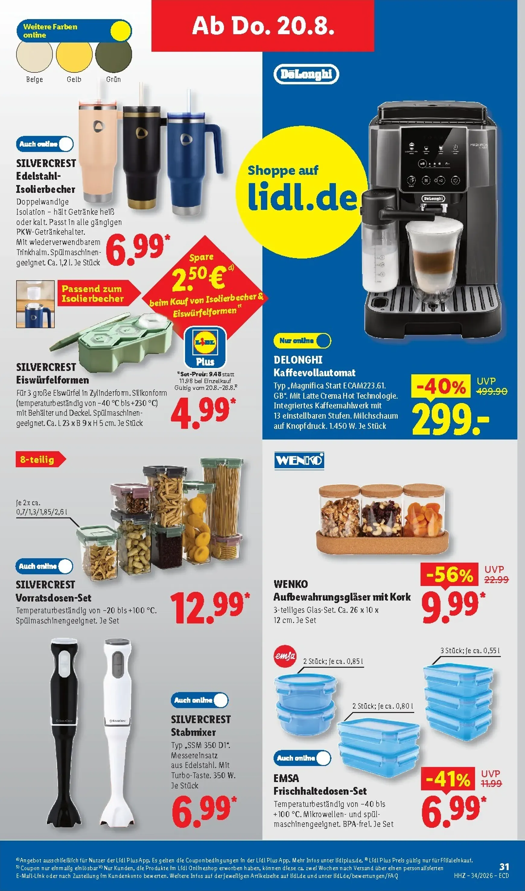 Lidl Angebot der Woche von 17. August bis 22. August 2026 - Prospekt seite 29