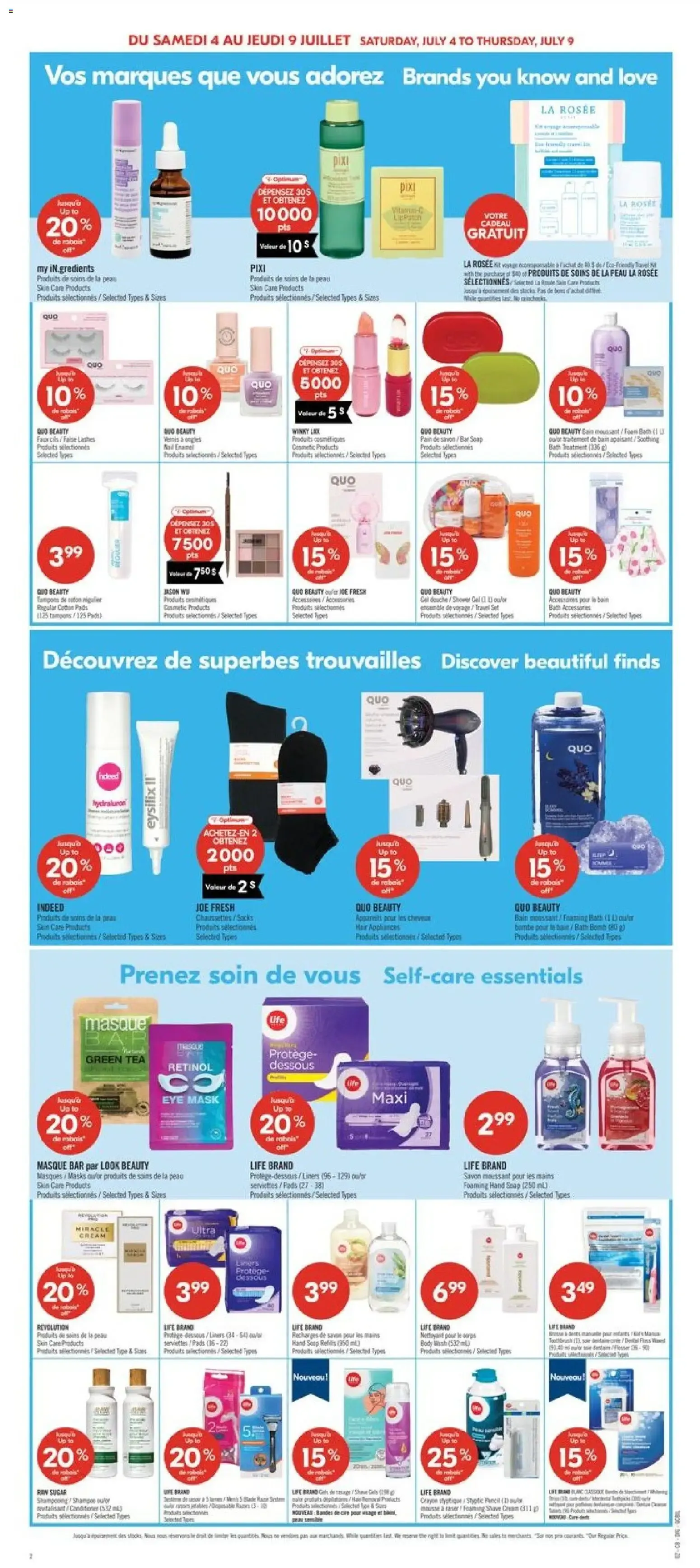 Solde de 2 Jours / 2 Day Sale - Favoris de l'été from July 4 to July 5 2026 - flyer page 12