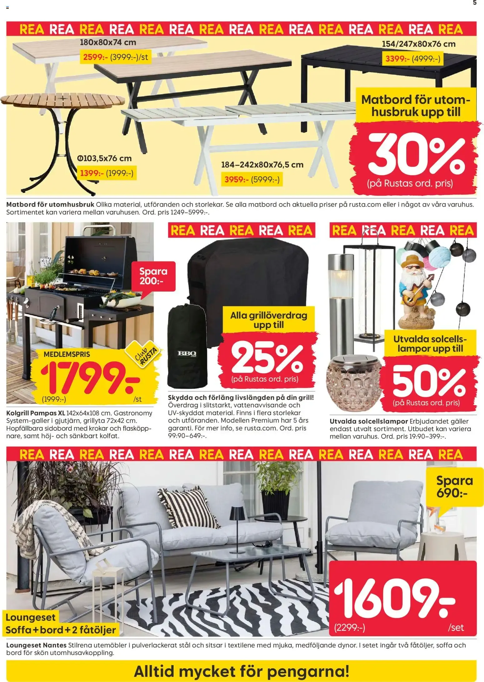 Rusta erbjudanden från 27/07/2026 - 02/08/2026 > Reklamblad nuvarande rabatter från 27 juli till 2 augusti 2026 - Reklamblad sidor 5