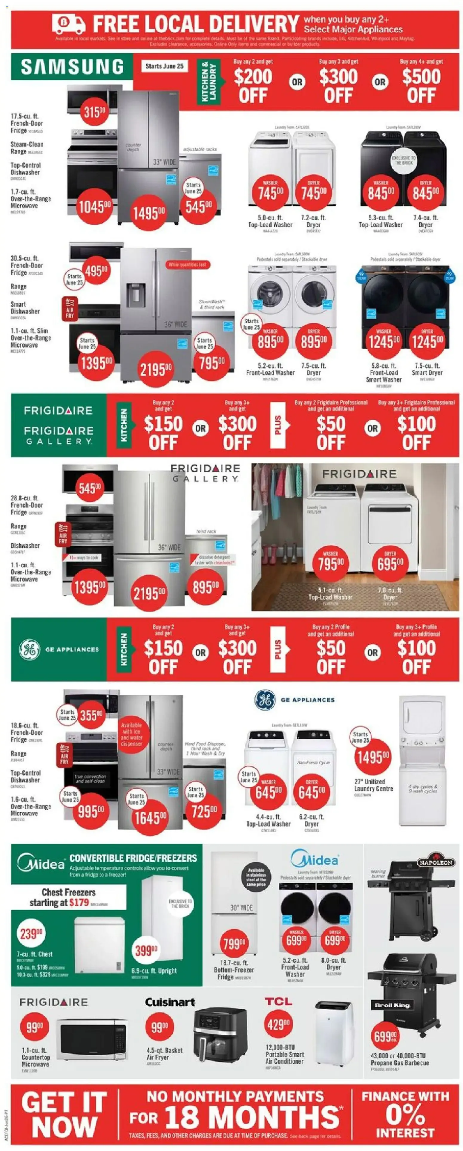 The Brick weekly flyer / circulaire from Jun 22, 2026 > weekly specials & deals from June 27 to June 28 2026 - flyer page 18