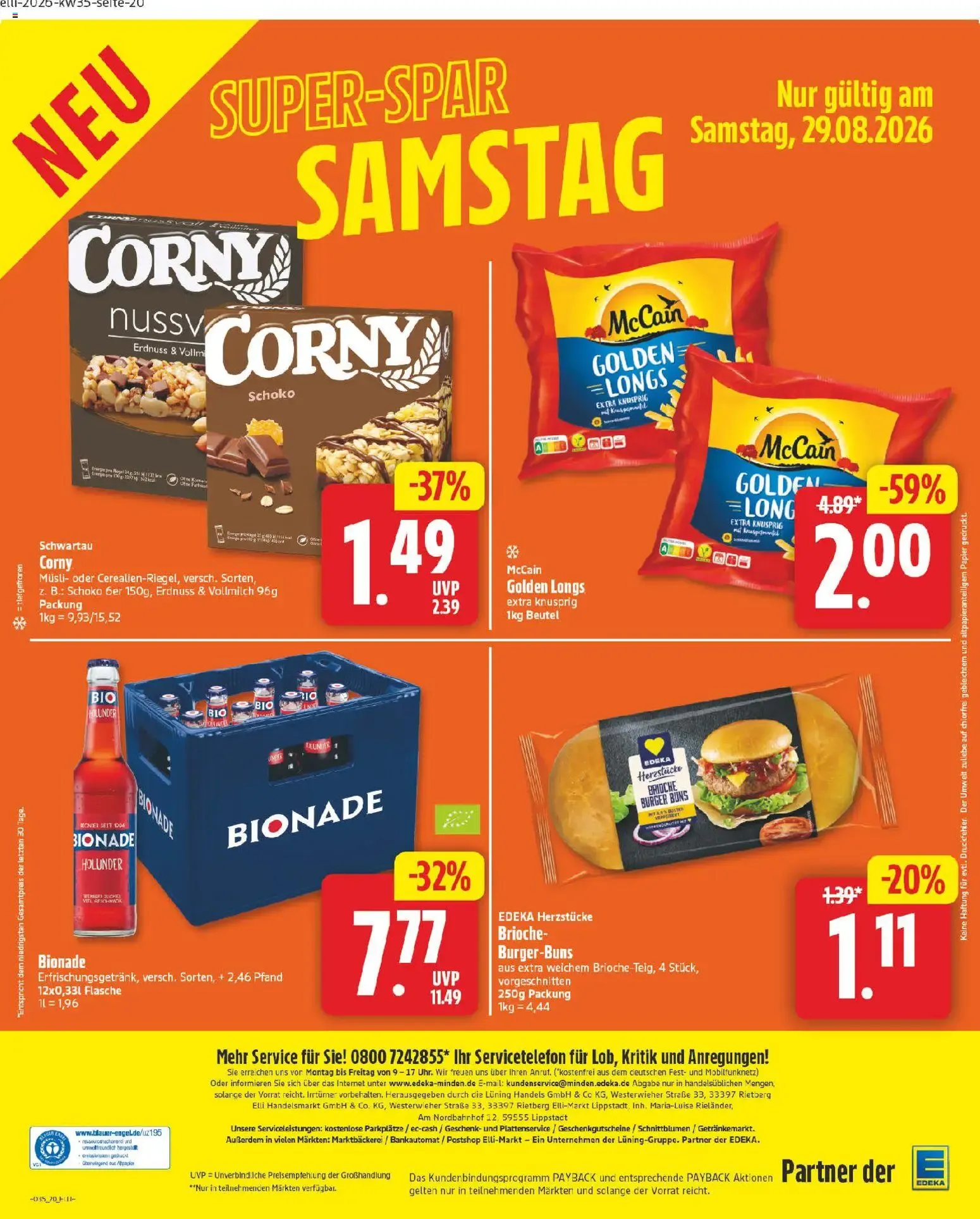 Elli Markt Prospekt vom 24.08.2026 – Angebote online von 24. August bis 29. August 2026 - Prospekt seite 20