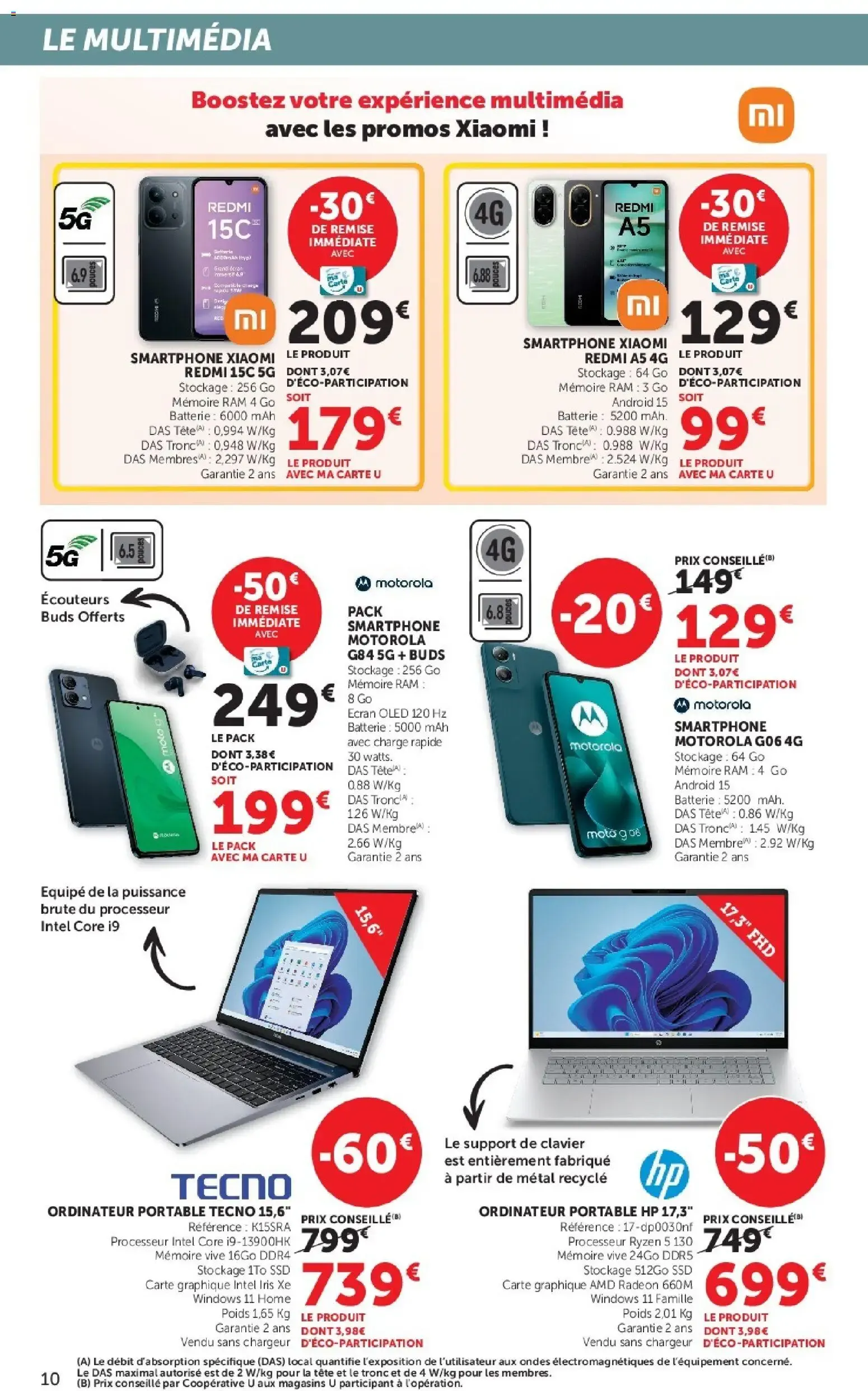 Hyper U - Les prix bas de la semaine à partir du 29/09/2026 - promo en ligne du 29 septembre au 11 octobre 2026 - Catalogue page 10