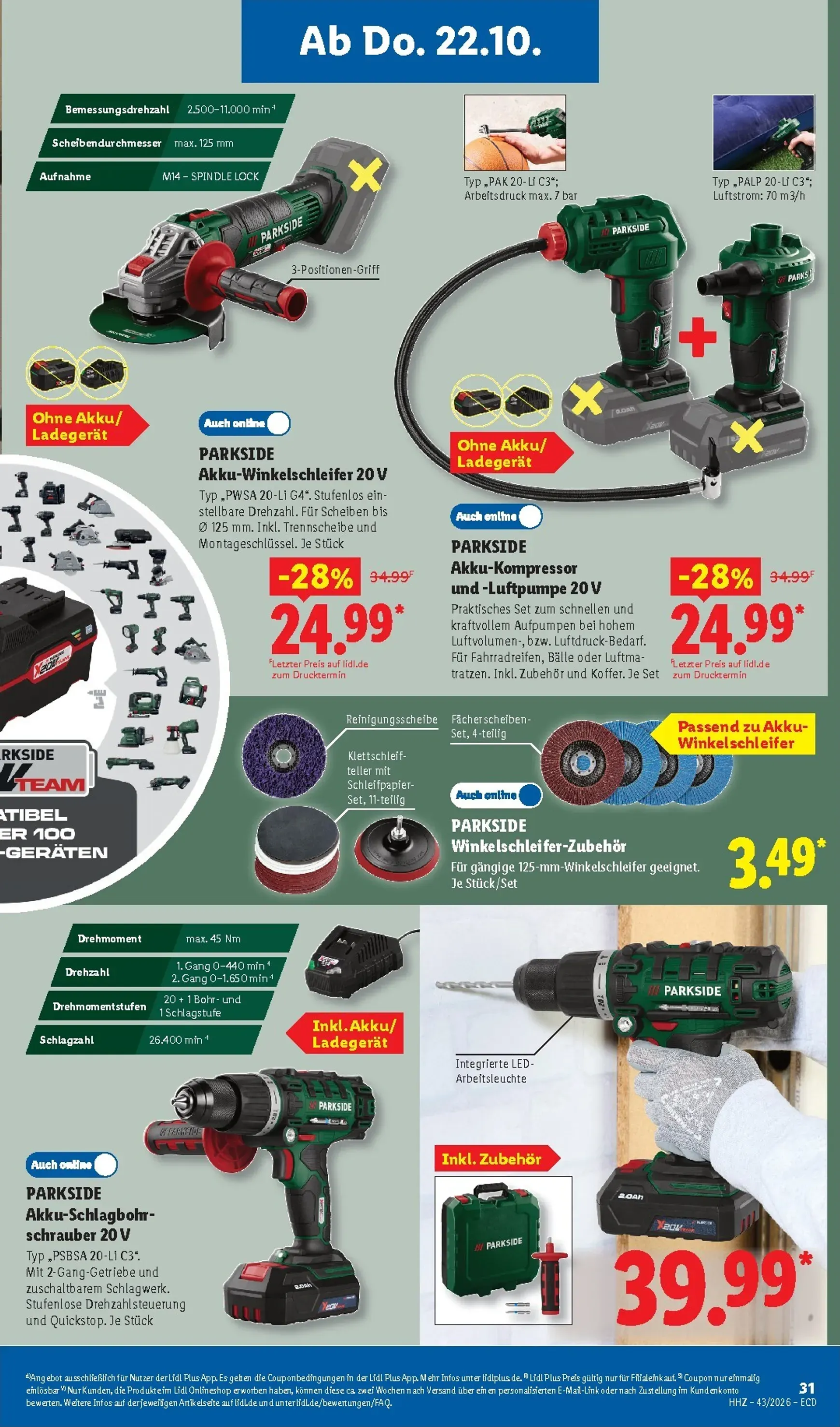 Lidl - Angebot der Woche Prospekt nächste Woche – von Montag 19.10.2026 bis Samstag 24.10.2026 von 19. Oktober bis 24. Oktober 2026 - Prospekt seite 19