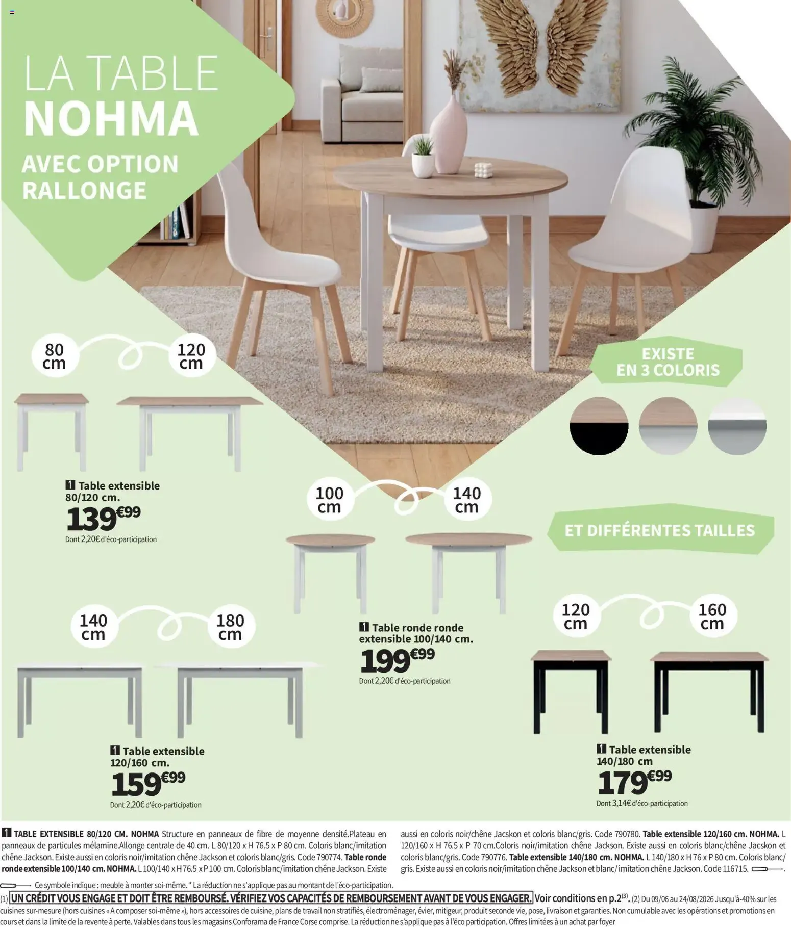 Conforama catalogue à partir du 09/06/2026 - promo en ligne du 9 juin au 6 juillet 2026 - Catalogue page 34