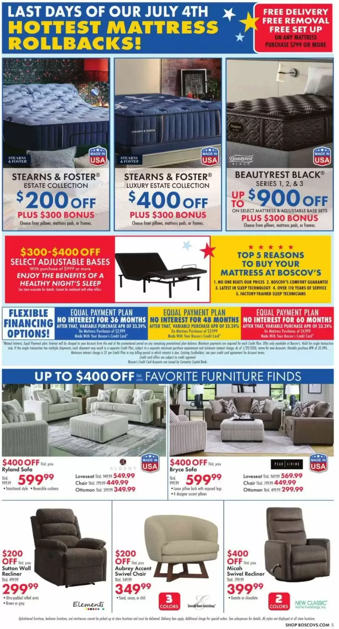 Weekly ad Boscov's July 4th Buy 1, Get 1 Free Sale from July 1 to July 8 2026 - Page 5