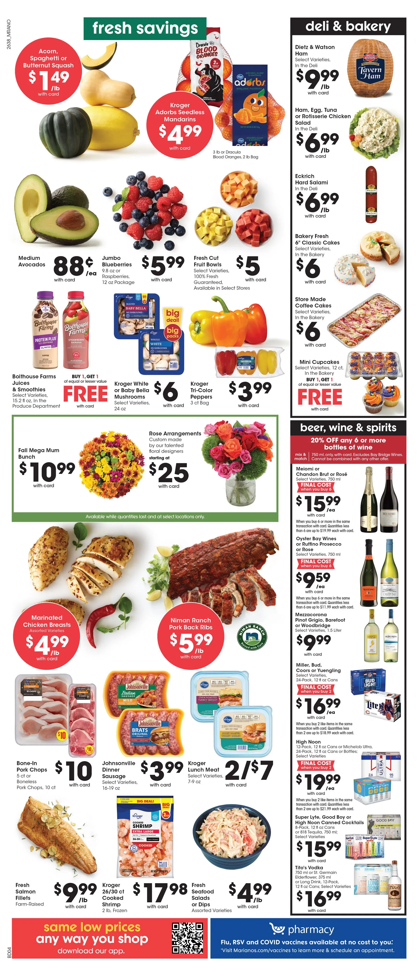 Weekly promotion Mariano's: Lower Prices on 1,000s of Items Every Week spanning from October 21 to October 27 2026 - Page 10 for Catalogue 365