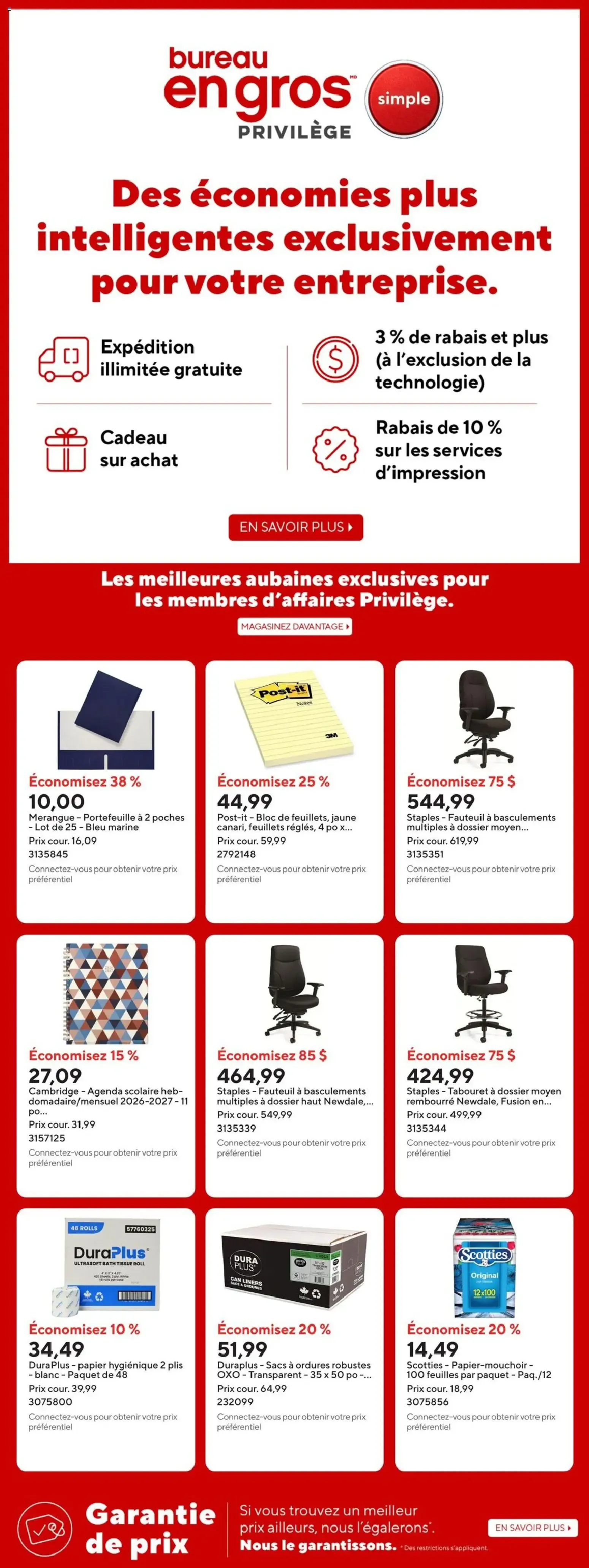 Grand événement semestriel de fauteuils et de bureaux from October 16 to October 29 2026 - flyer page 15