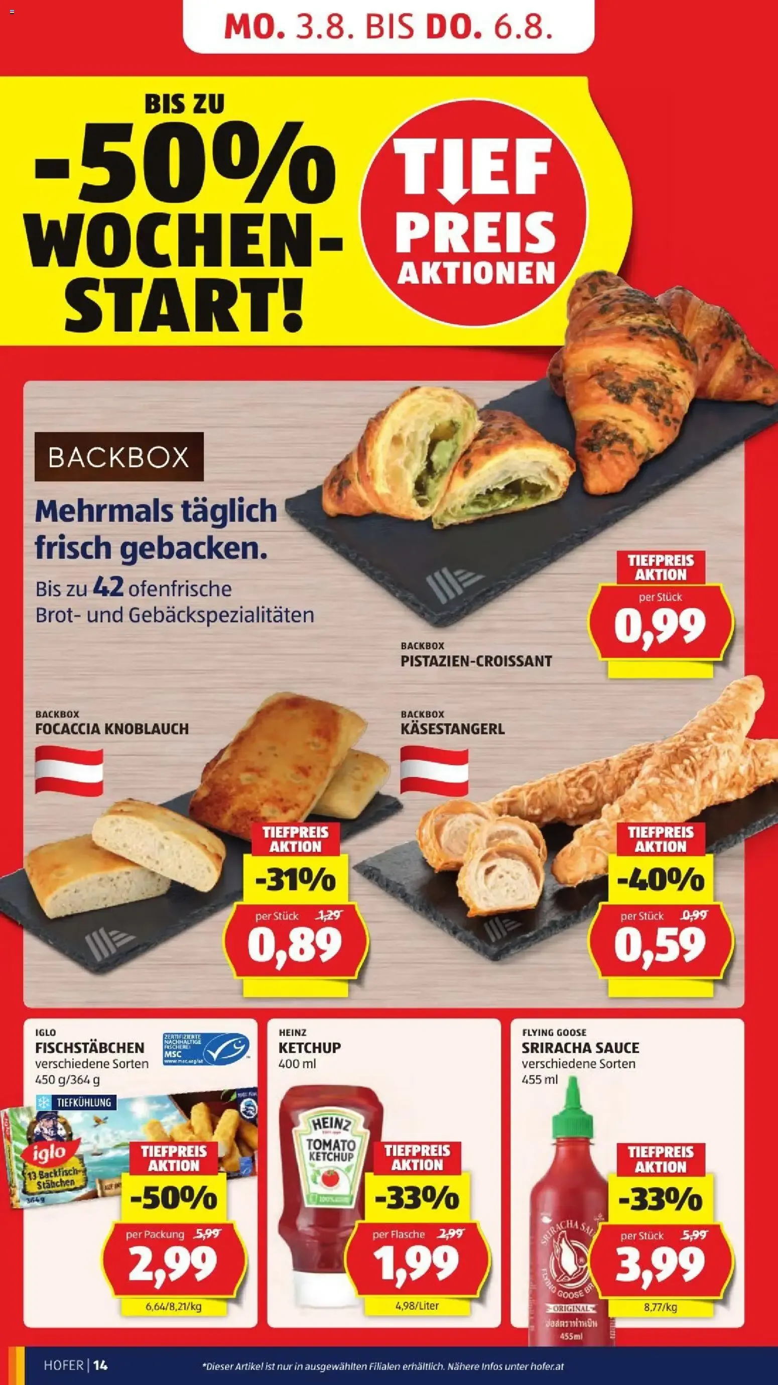 Hofer Flugblatt ab 31.07. - Angebote, Aktionen von 31. Juli bis 6. August 2026 - Flugblätt seite  20