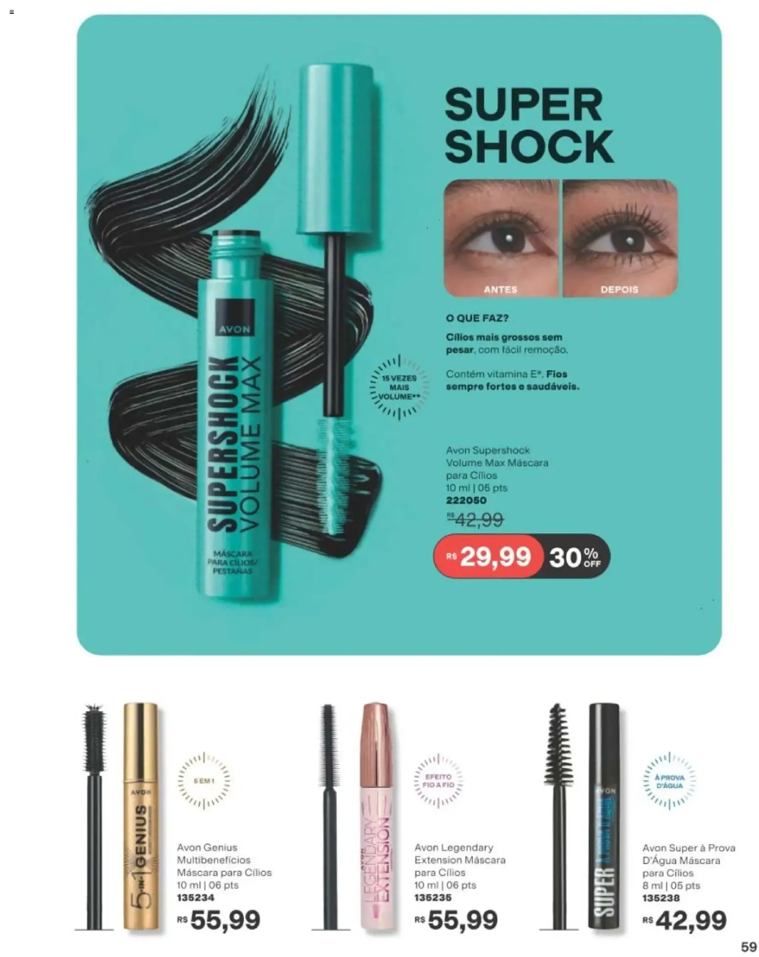 Encarte de Revista Avon folheto - Campanha 14 de 01/09/2026 | Promoção Online 1 de setembro até 20 de setembro 2026 - Pagina 59