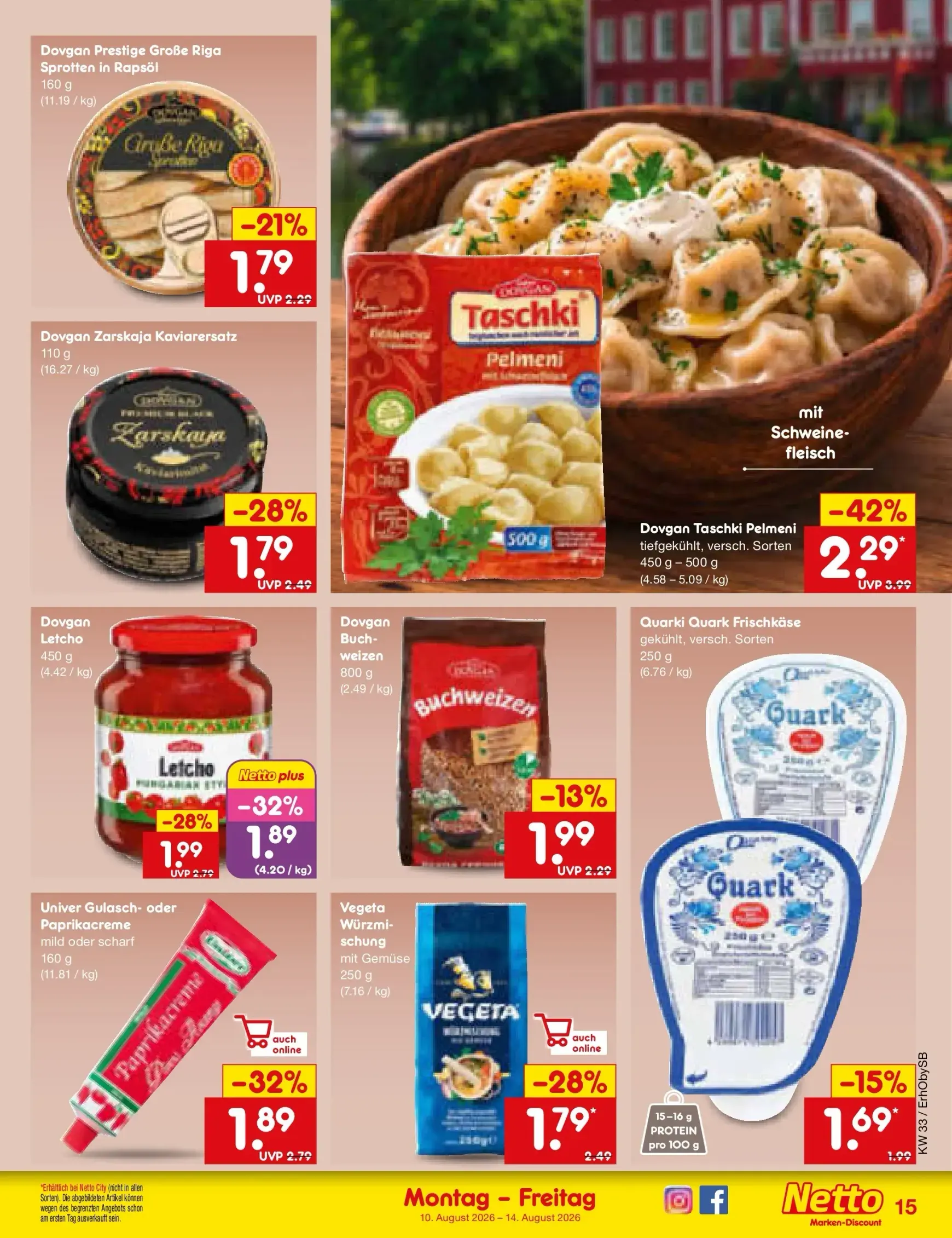 Netto Marken Discount Prospekt nächste Woche – von Montag 10.08.2026 bis Freitag 14.08.2026 von 10. August bis 14. August 2026 - Prospekt seite 20