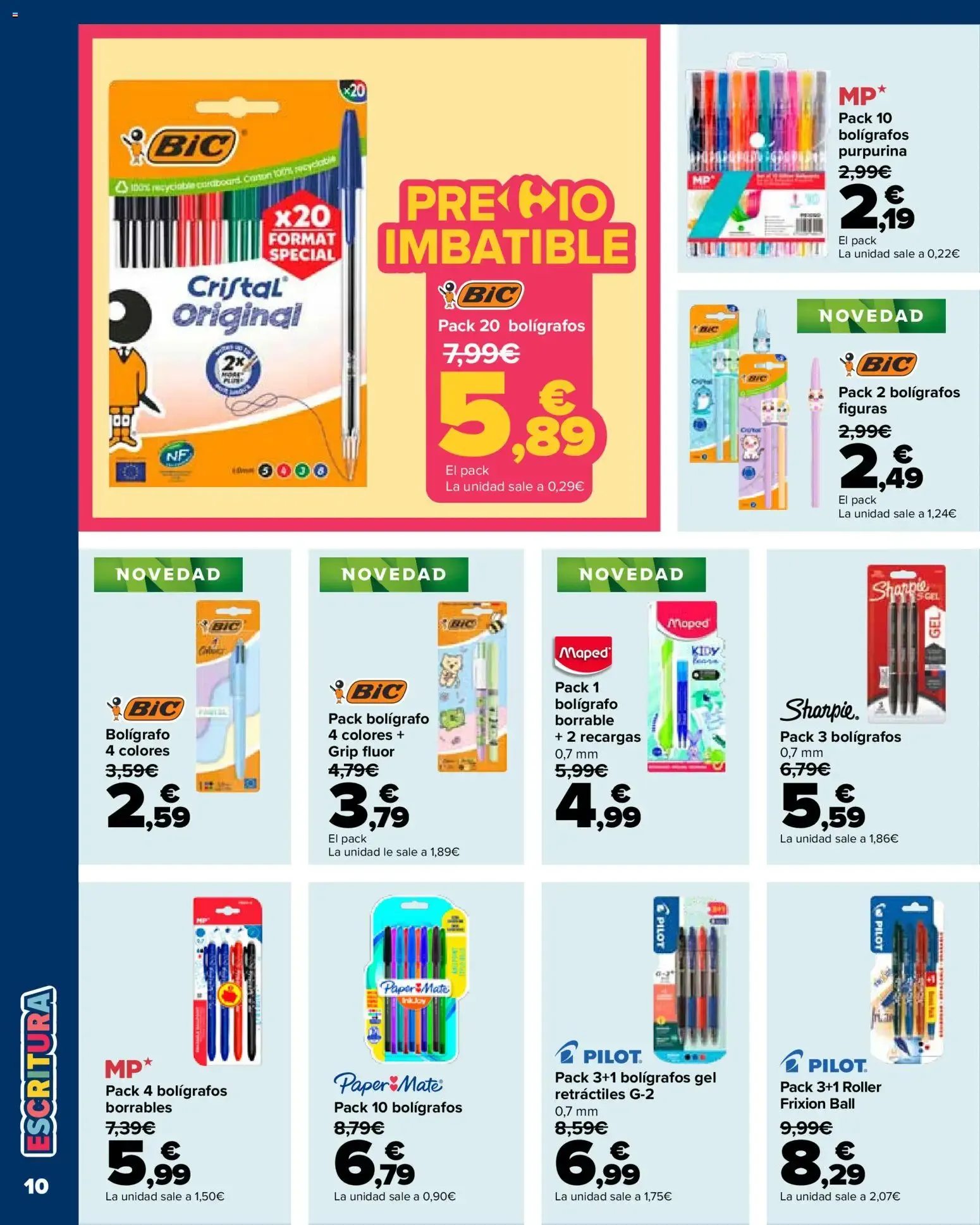 Catálogo de Carrefour Vuelta al cole del 18/08/2026 | Catálogo 18 de agosto al 18 de septiembre 2026 - Página 10