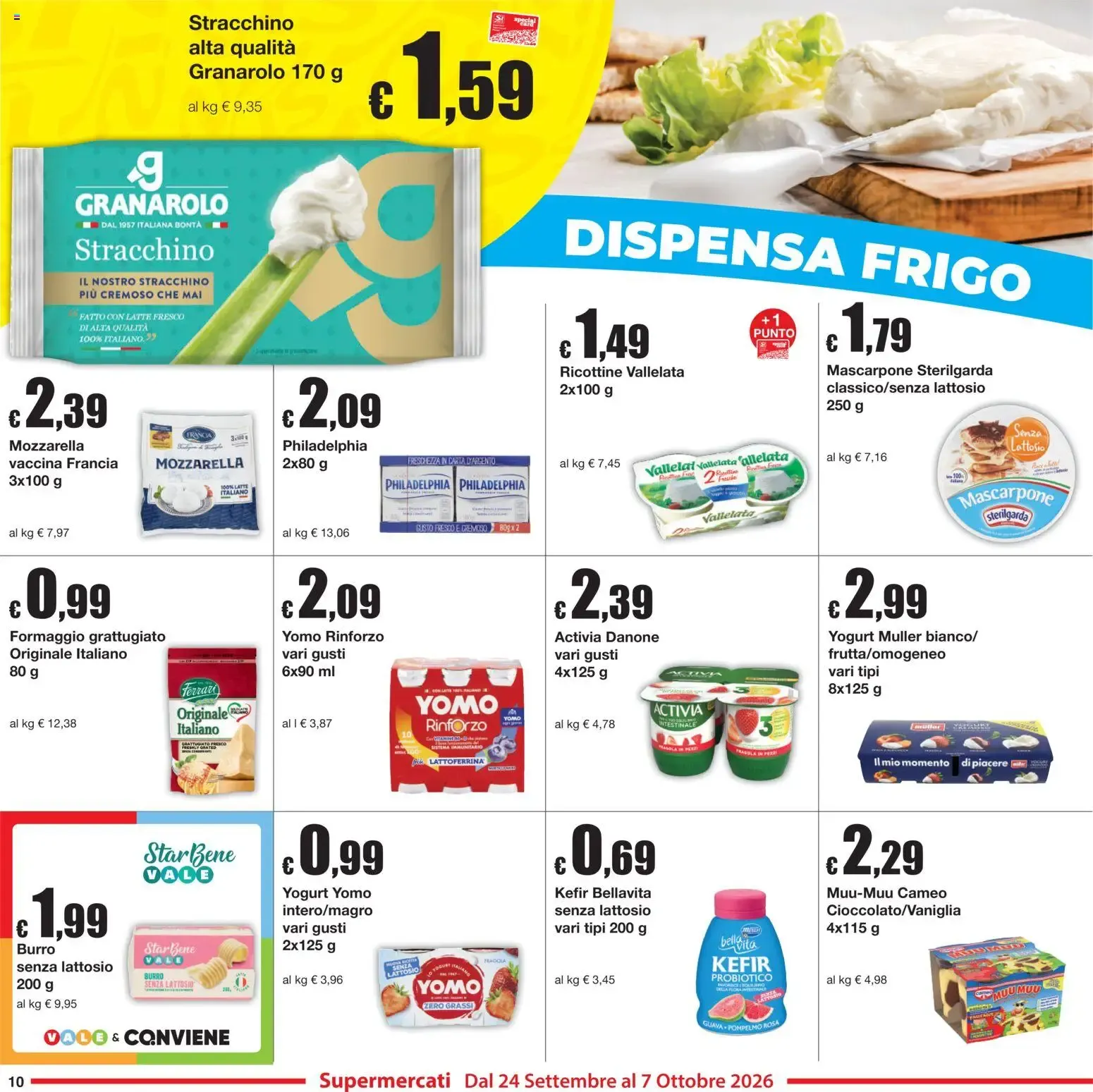 Sì con Te volantino dal 24/09/2026 - online Offerte da 24 settembre a 7 ottobre di 2026 - Pagina del volantino 10
