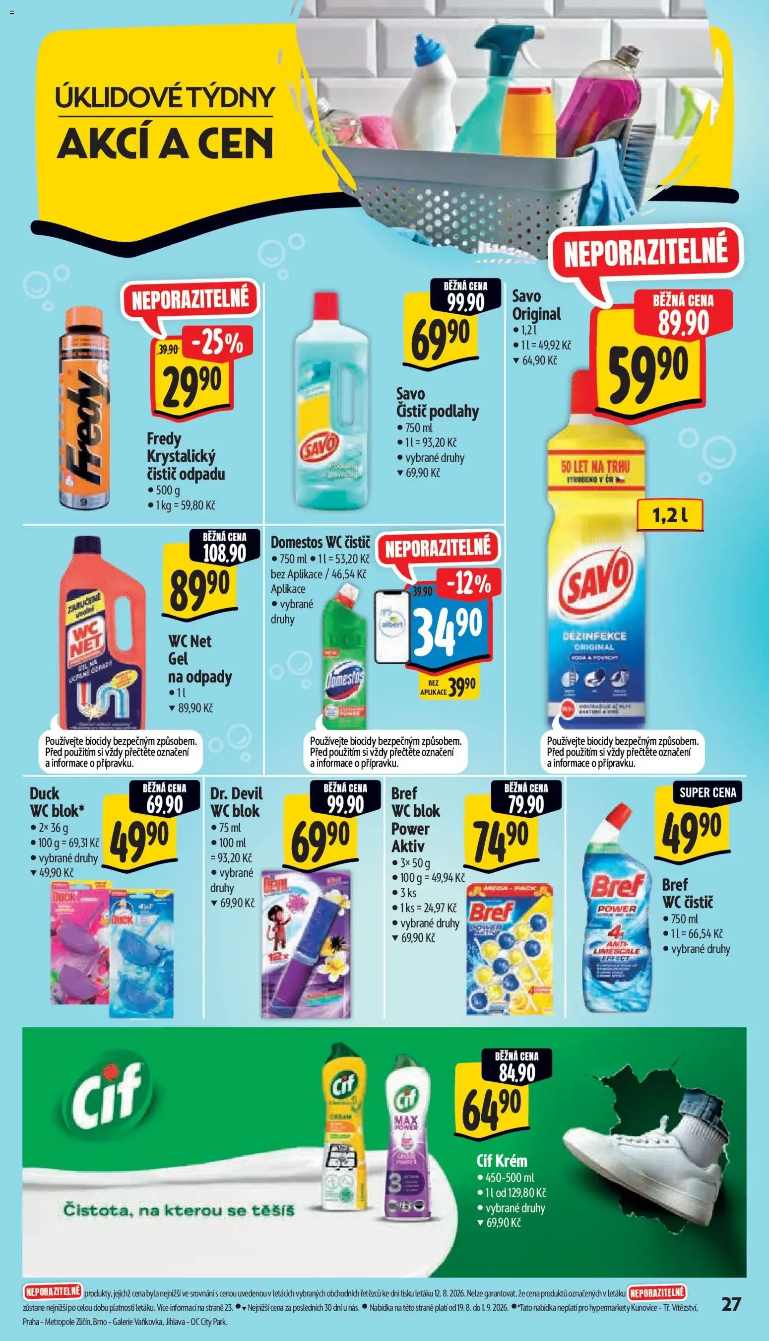 Albert leták - Hypermarket - Strakonice od 19.08.2026 - Akční leták - 19. srpna 25. srpna 2026 - Page 36