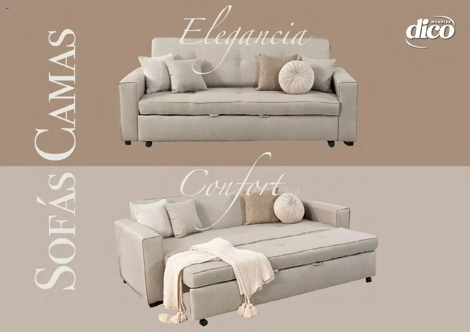 Catálogo de Muebles Dico catálogo Sofás Camas (23/04/2026 - 31/12/2026) - catálogo en línea 23 de abril al 31 de diciembre 2026 - Pagina 1
