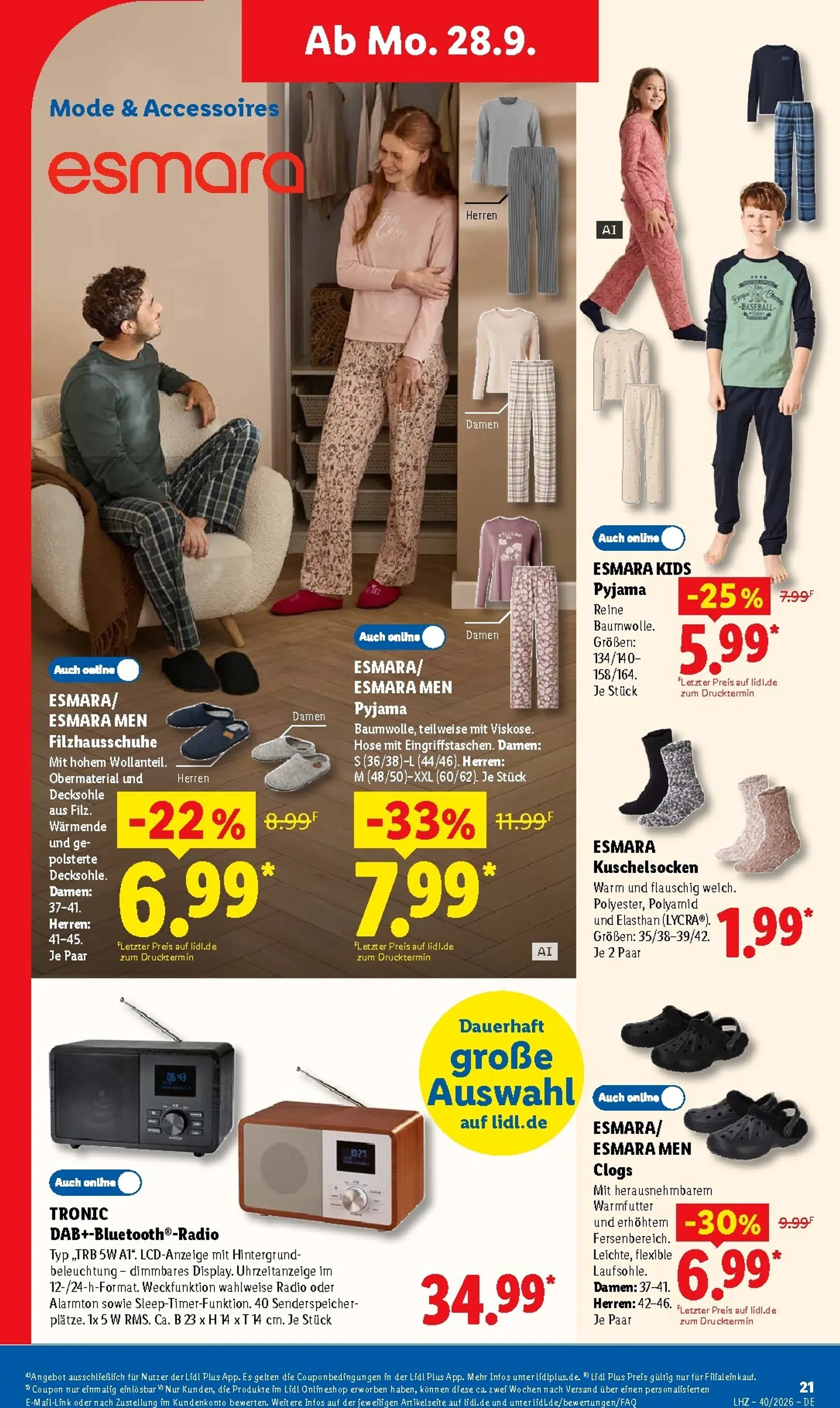 Lidl Prospekt nächste Woche – von Montag 28.09.2026 bis Freitag 02.10.2026 von 28. September bis 2. Oktober 2026 - Prospekt seite 38