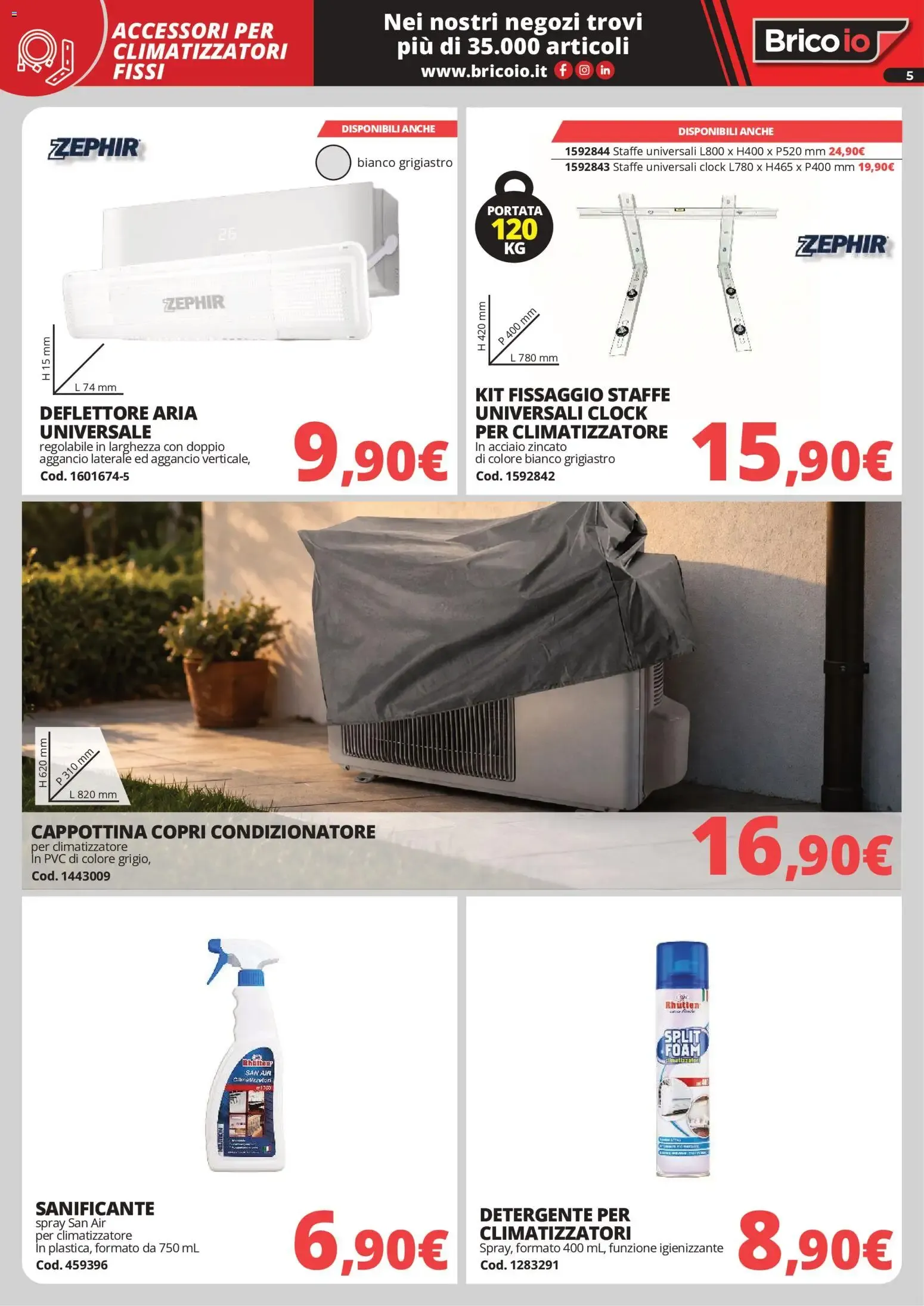 Nuovo Brico io volantino Refrigerazione dal 28/05/2026 > offerte anteprima 🛍️ da 28 maggio a 6 settembre di 2026 - Pagina del volantino 5