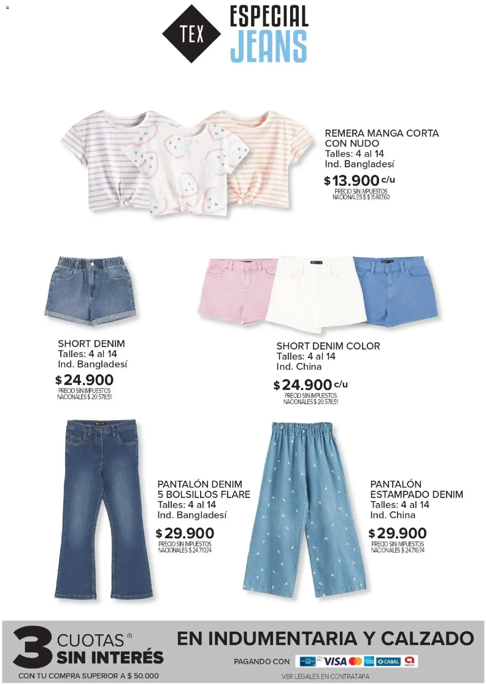 Ofertas de Carrefour - Tex | Especial Jeans || del 04/09/2026 - 21/09/2026 || Promociones 4 de septiembre al 21 de septiembre 2026 - Página 8 del catálogo