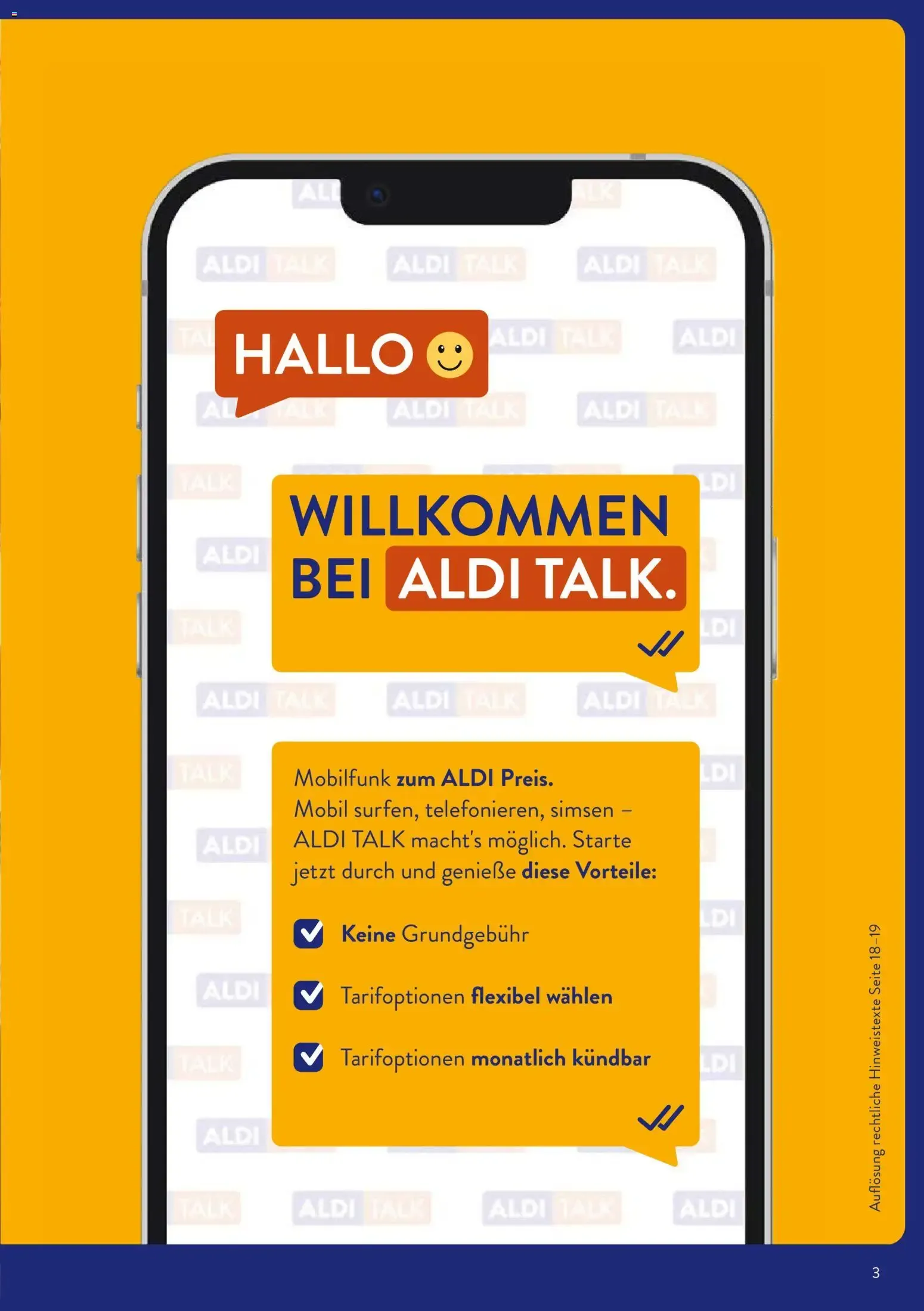 Aldi Süd Talk (ab 09.12.2025) zum Blättern von 1. Dezember bis 30. September 2026 - Prospekt seite 3