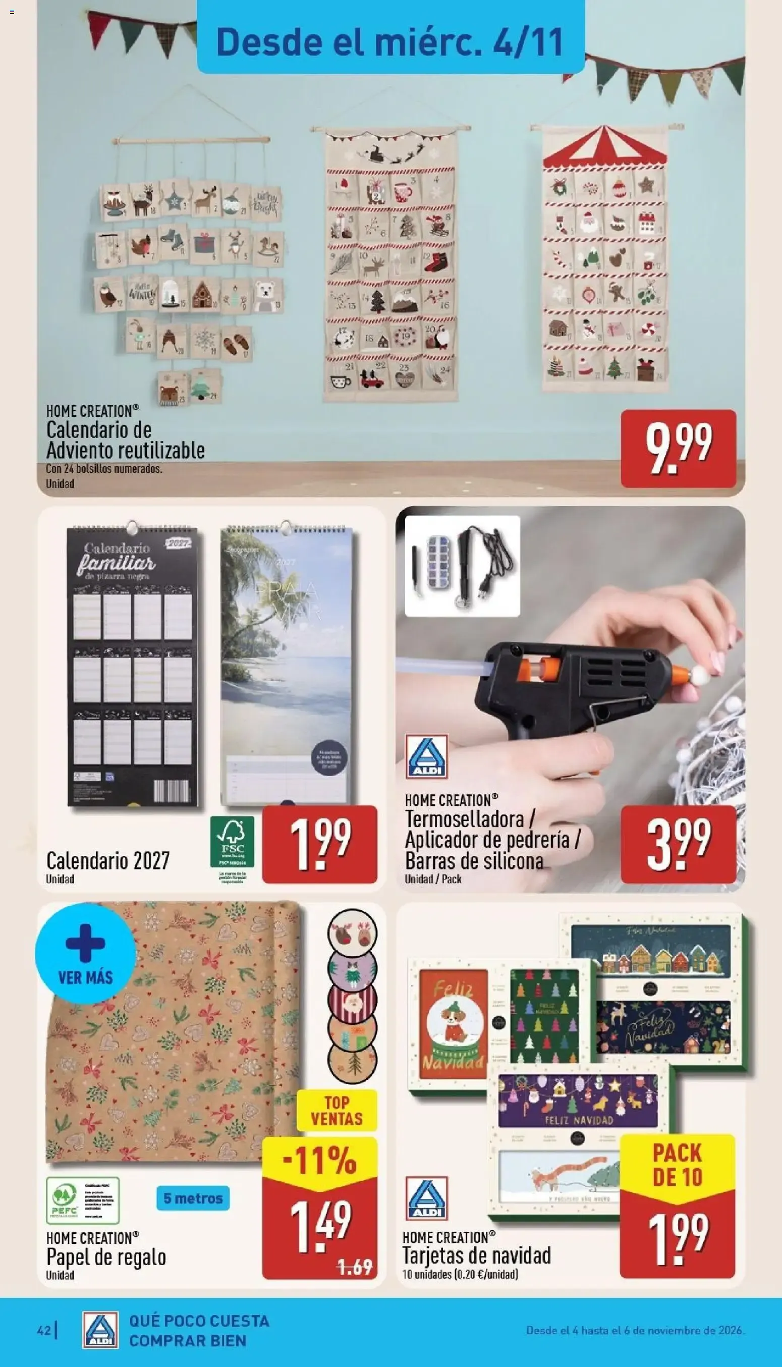 Catálogo de Aldi folleto Península del 02/11/2026 | Catálogo 2 de noviembre al 8 de noviembre 2026 - Página 42