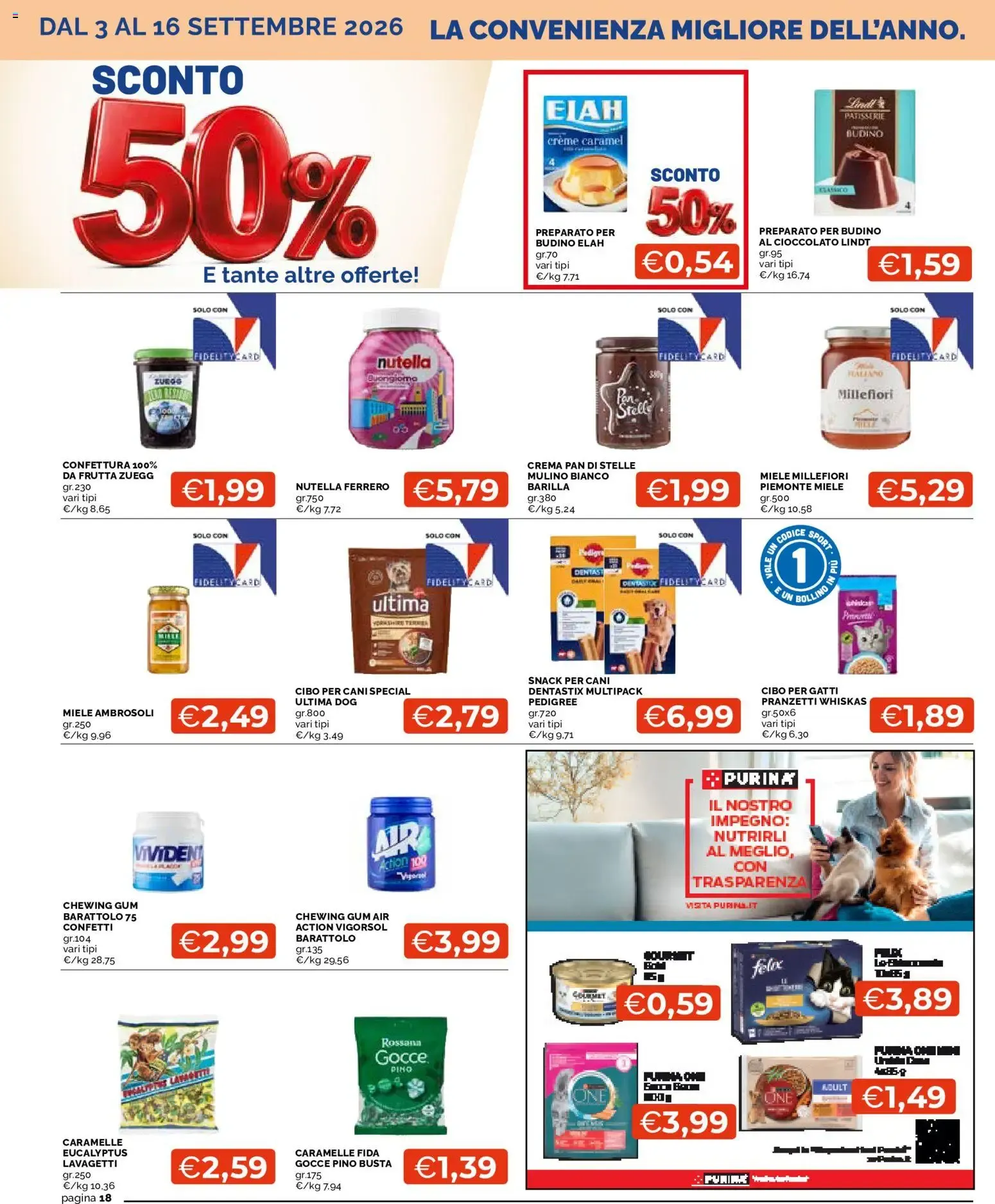 Mercatò volantino dal 03/09/2026 - online Offerte da 3 settembre a 16 settembre di 2026 - Pagina del volantino 18