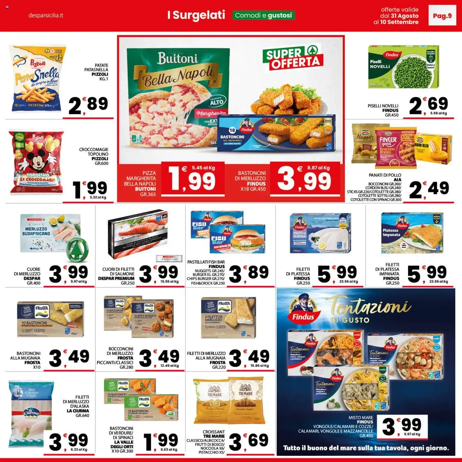 Nuovo Despar volantino Sicilia dal 31/08/2026 > offerte anteprima 🛍️ da 31 agosto a 10 settembre di 2026 - Pagina del volantino 9