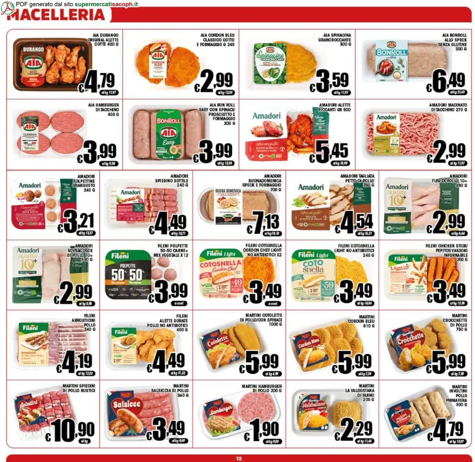 Sacoph volantino dal 10/06/2026 - online Offerte da 10 giugno a 18 giugno di 2026 - Pagina del volantino 12