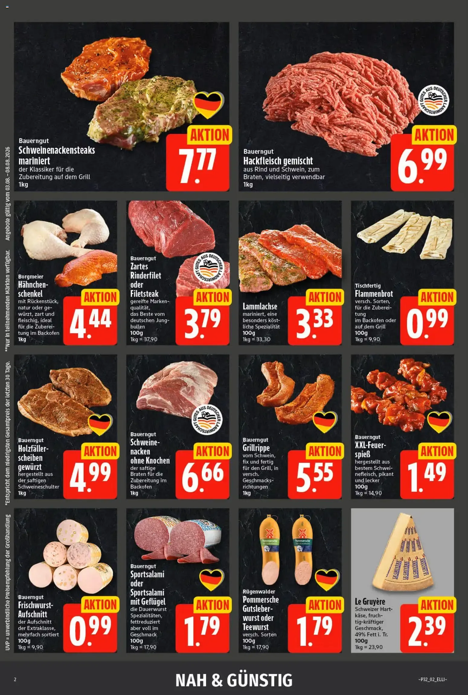 Elli: Der Spar-Wahnsinn geht weiter von 3. August bis 8. August 2026 - Prospekt seite 2